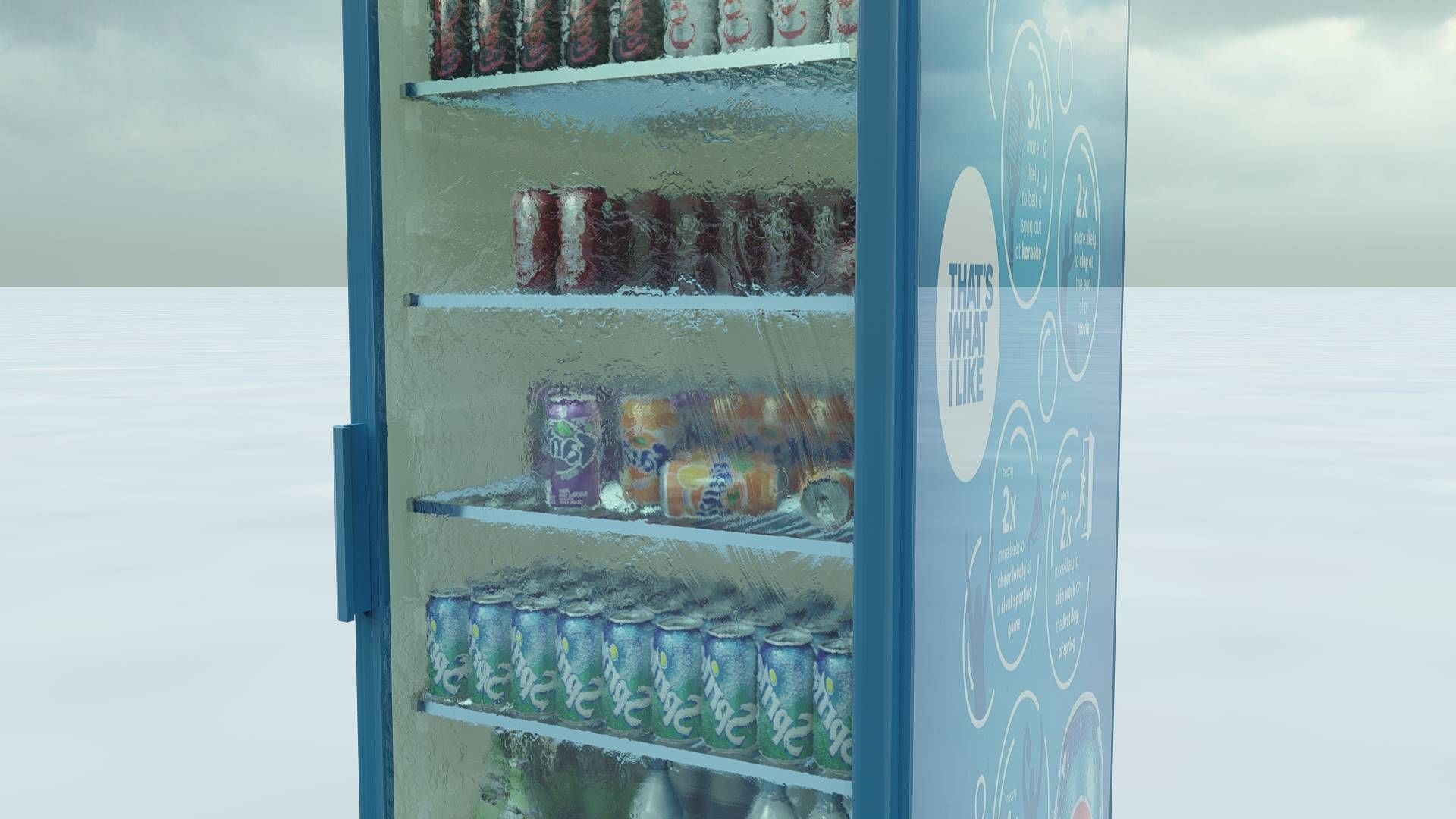 3D model Pepsi Refrigerator VR / AR / lowpoly CGTrader