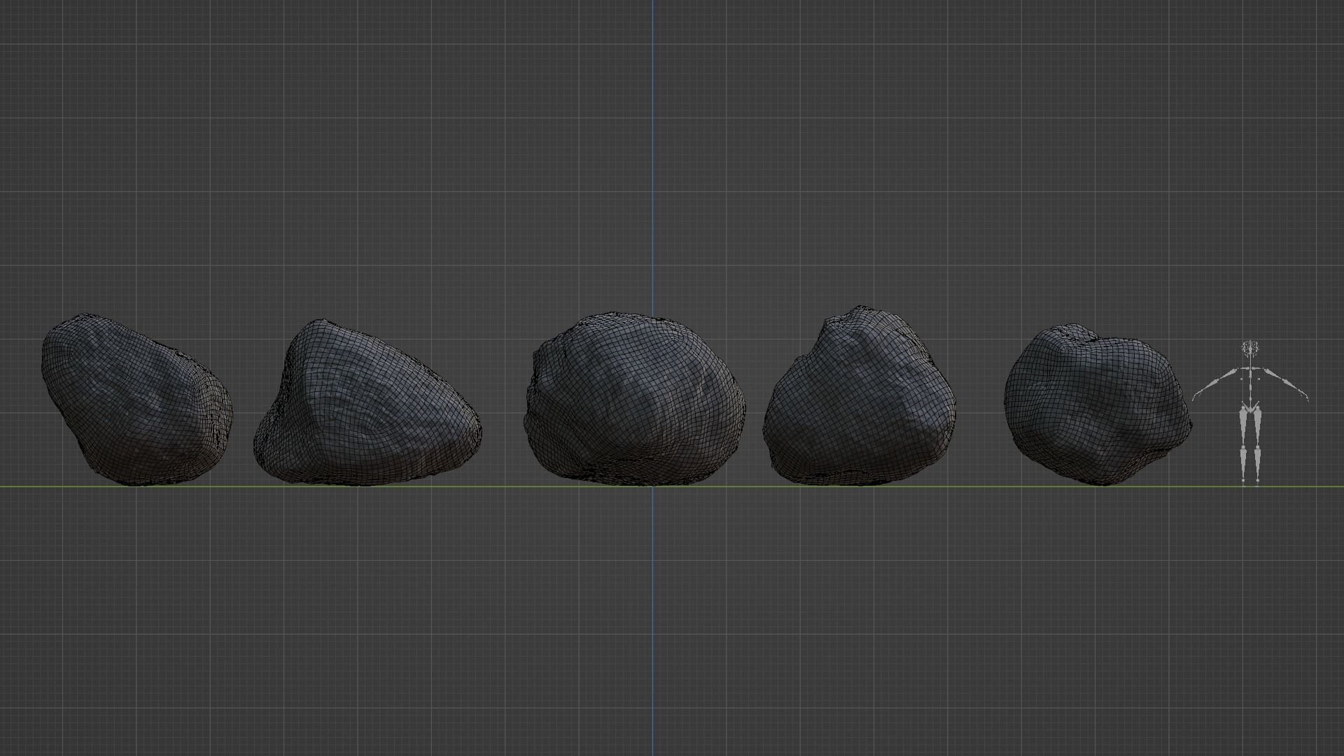 5 Rocks Pack 3D model | CGTrader