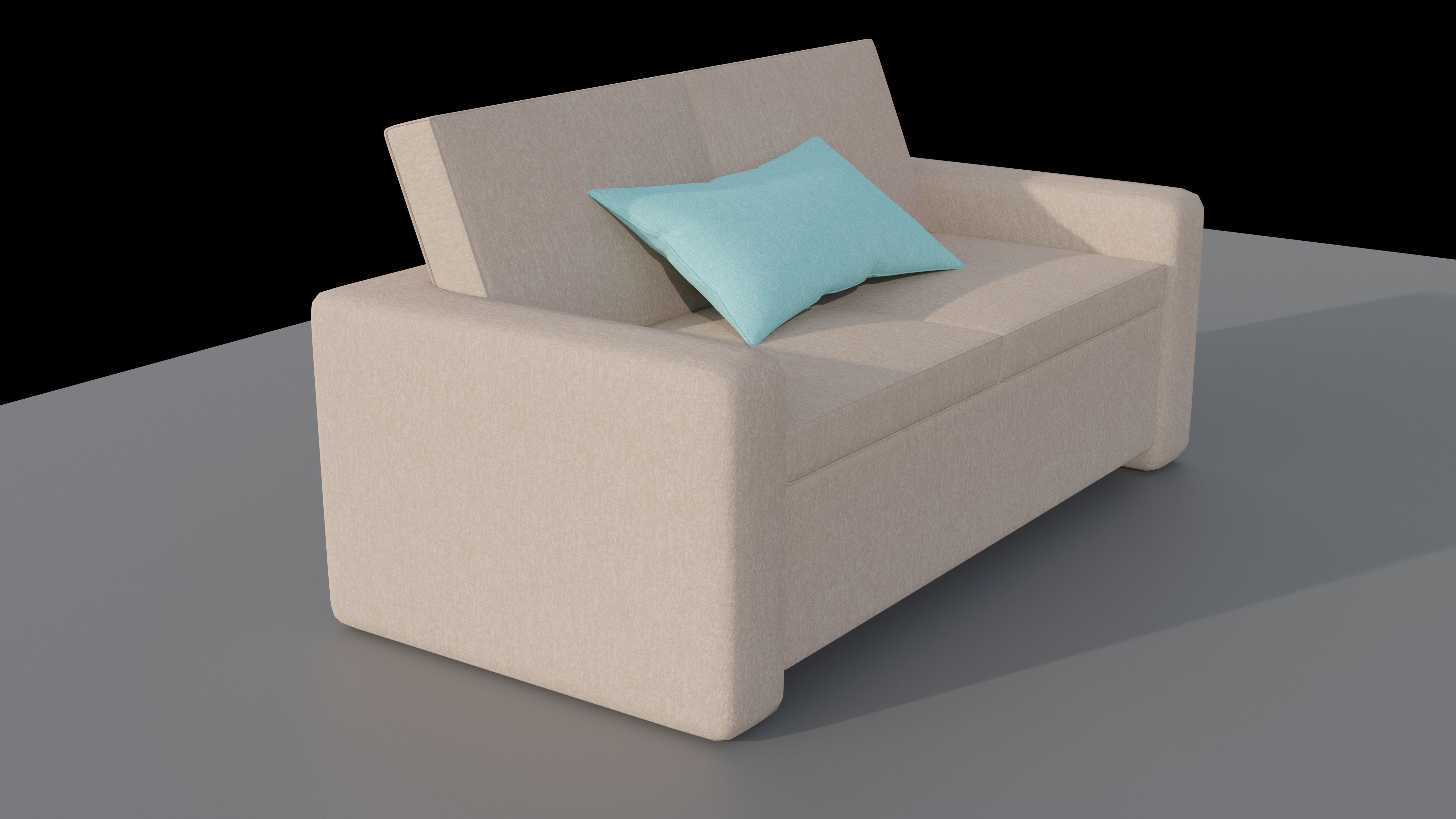 Sofa Double Seat 3D model | CGTrader