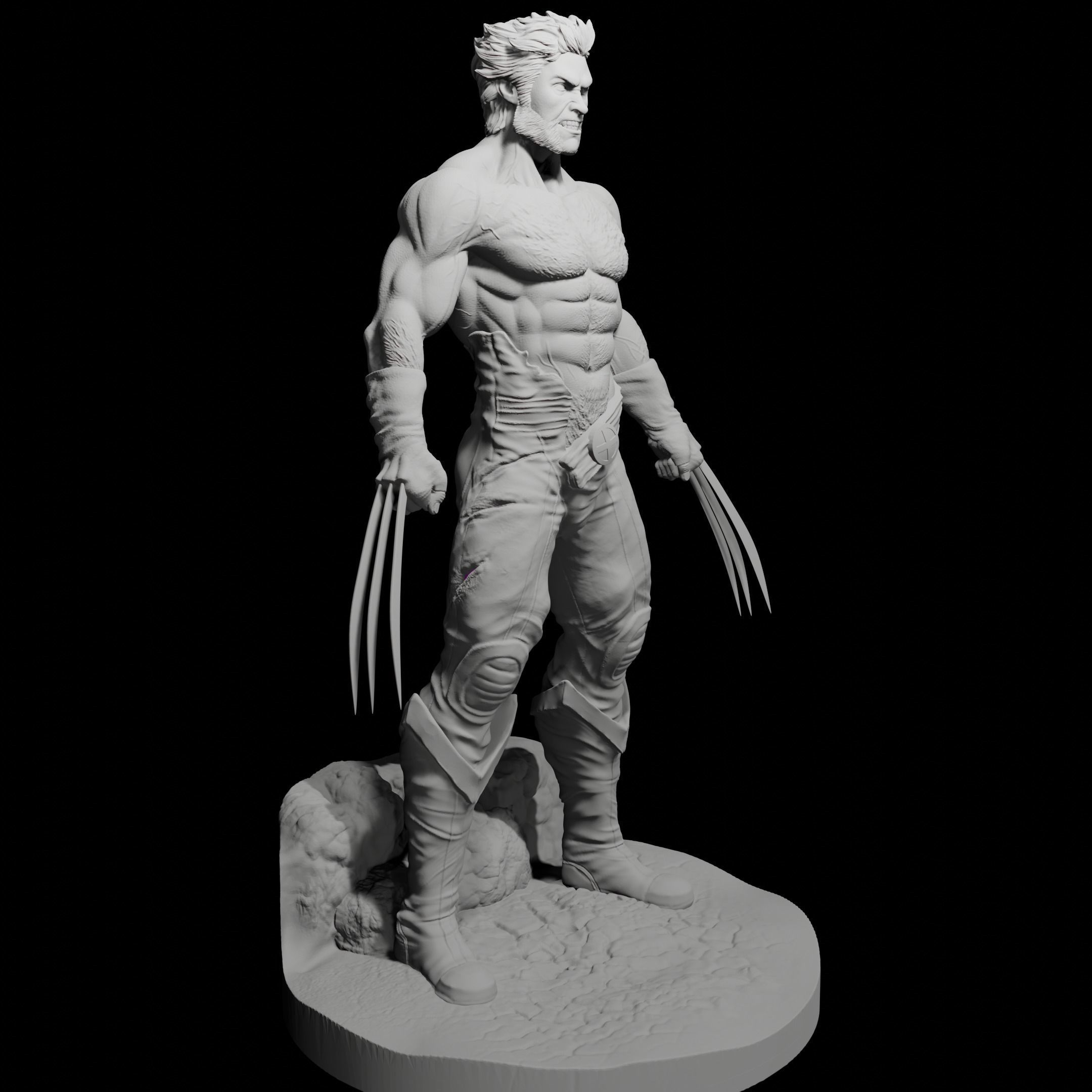Wolverine 3D Print 3D model 3D printable | CGTrader