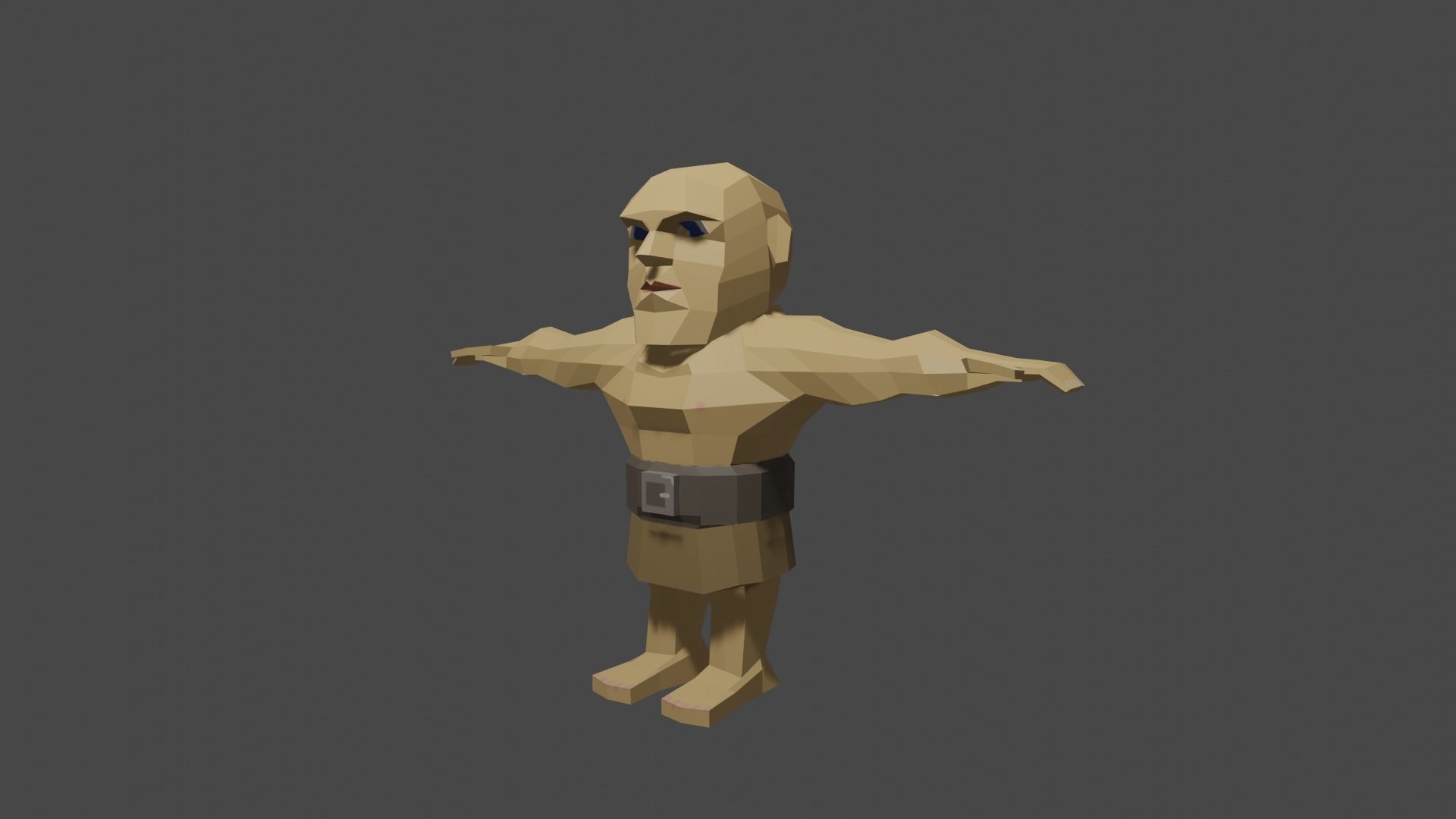 Basic Human Low Poly 3D model | CGTrader