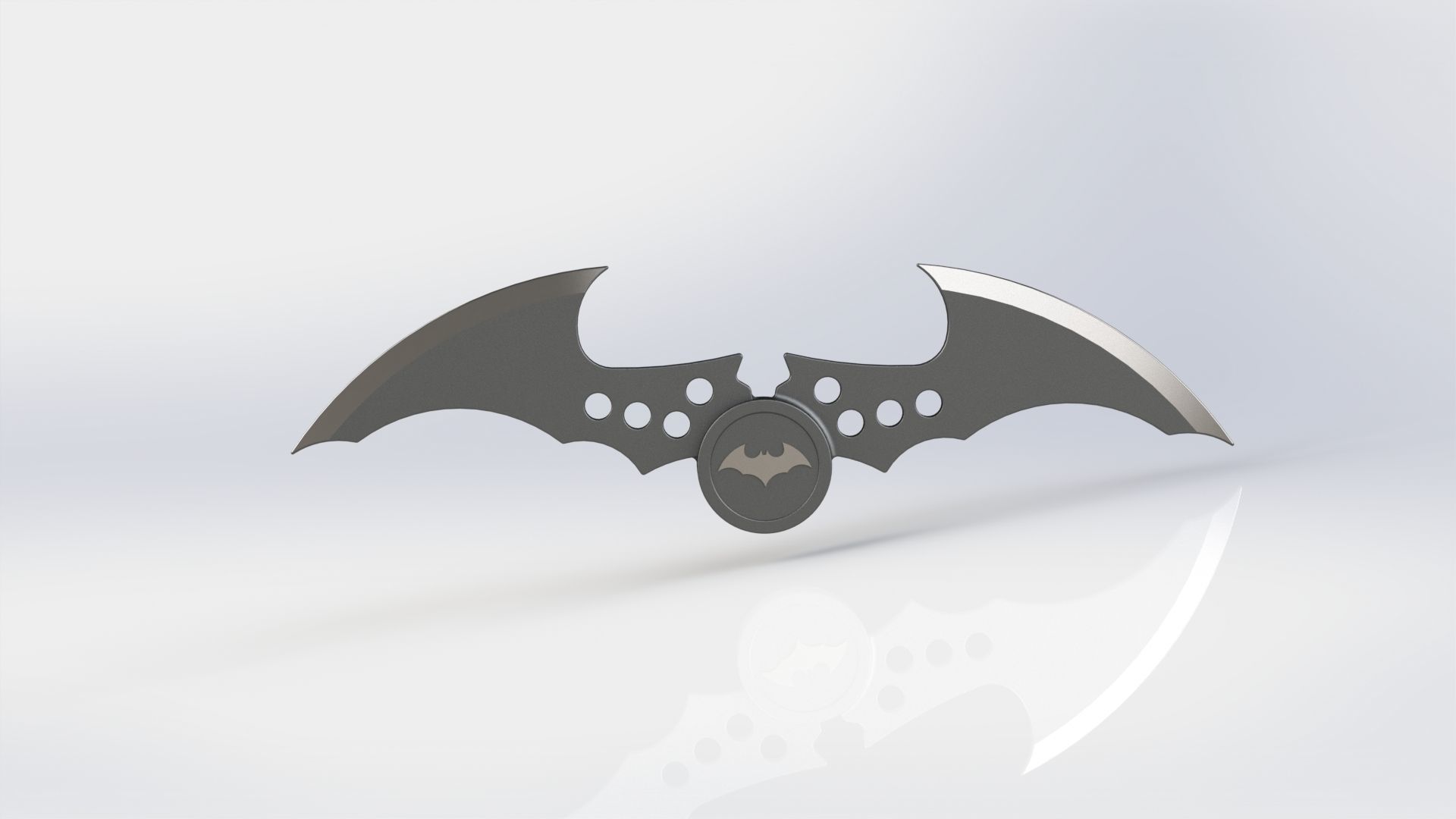 BATARANG REPLICA BATMAN ARKHAM FAN ART 3D model 3D printable | CGTrader