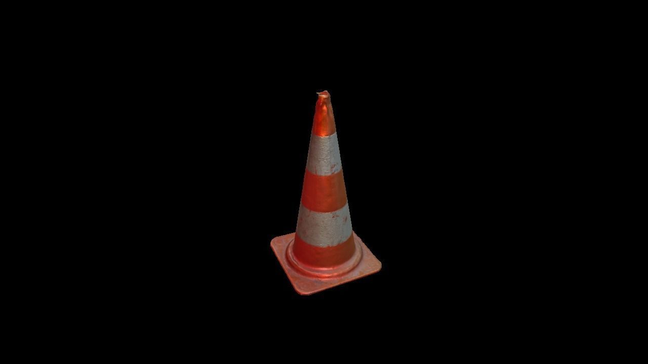 Pylone Traffic cone 3D model CGTrader
