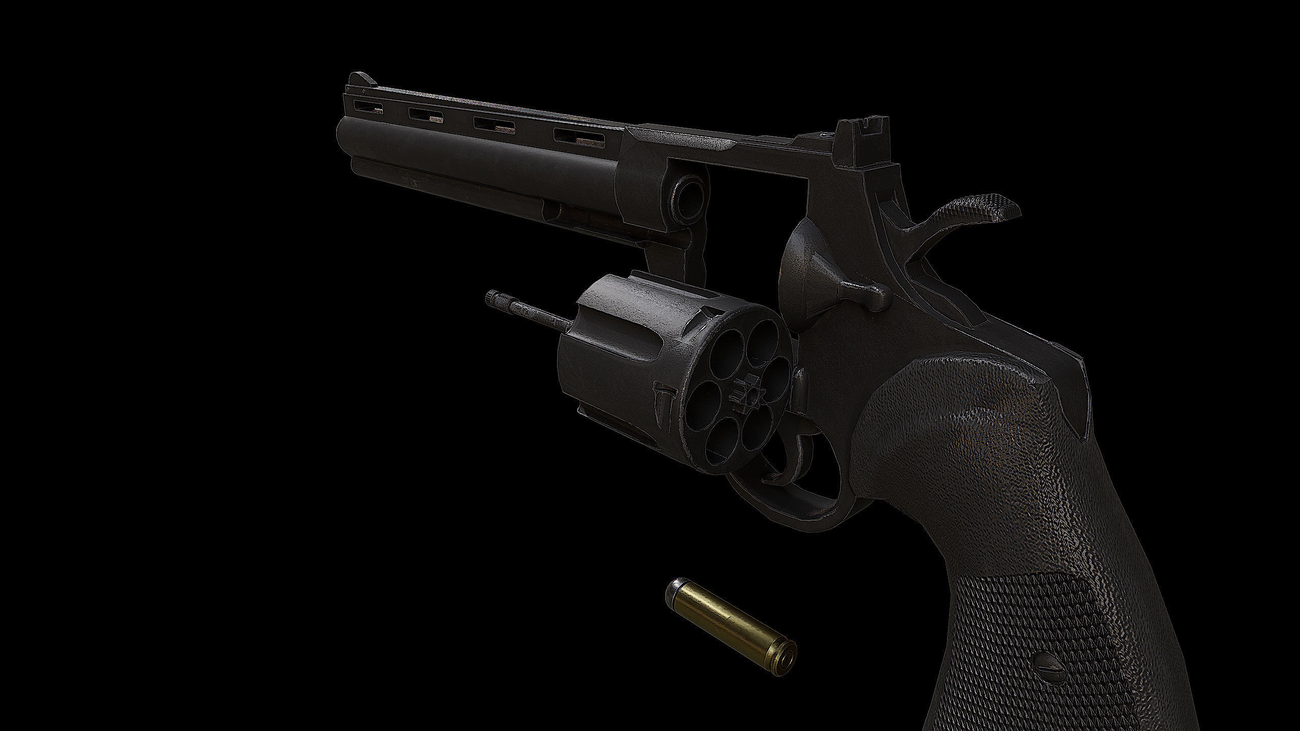 Magnum Python Revolver 3D model | CGTrader