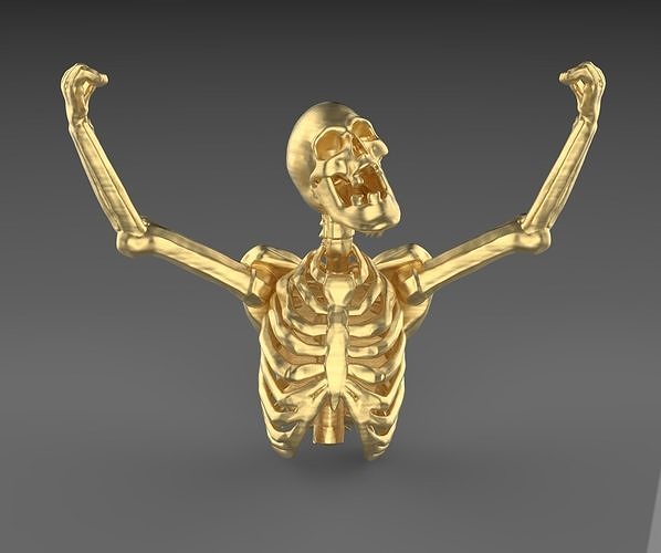 Skull Screaming Pendant Printable STL 3D model 3D printable | CGTrader