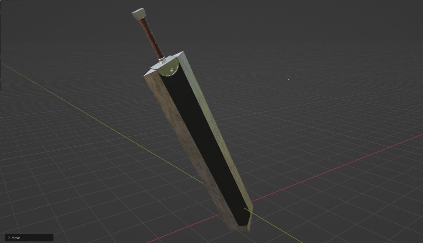3D model DragonSlayer Sword VR / AR / lowpoly CGTrader