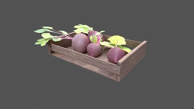 3D model Beetroot Box VR / AR / low-poly | CGTrader