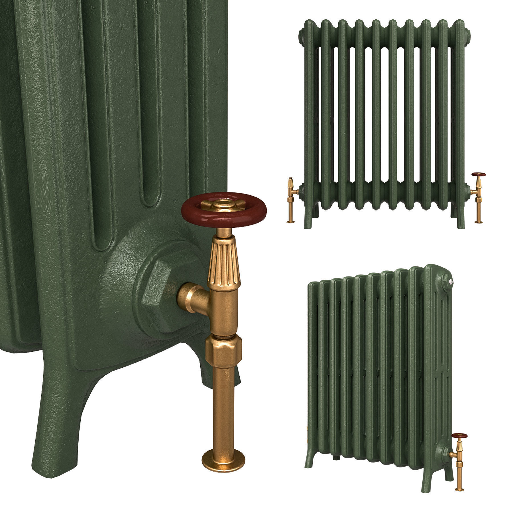 Heating battery Derby 3D model CGTrader