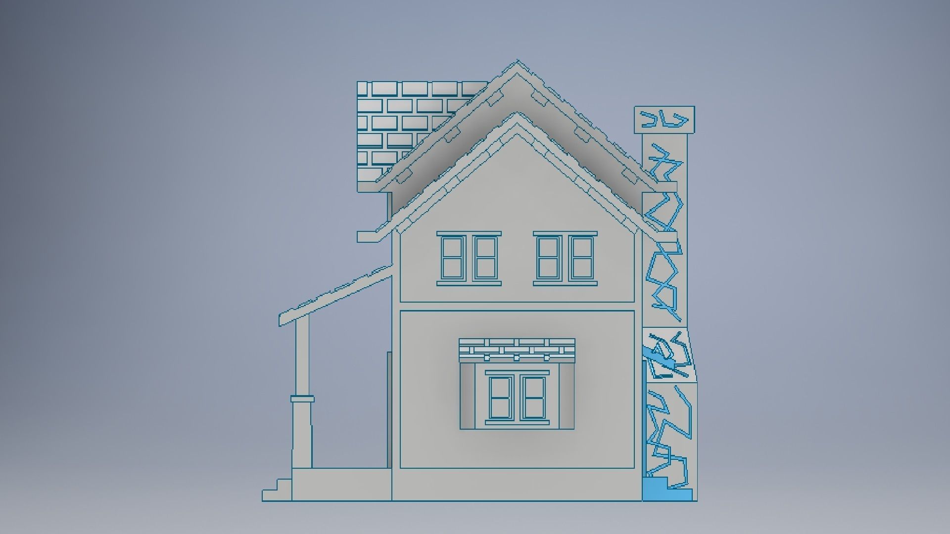 3D Printed House Modeling 3D model 3D printable | CGTrader