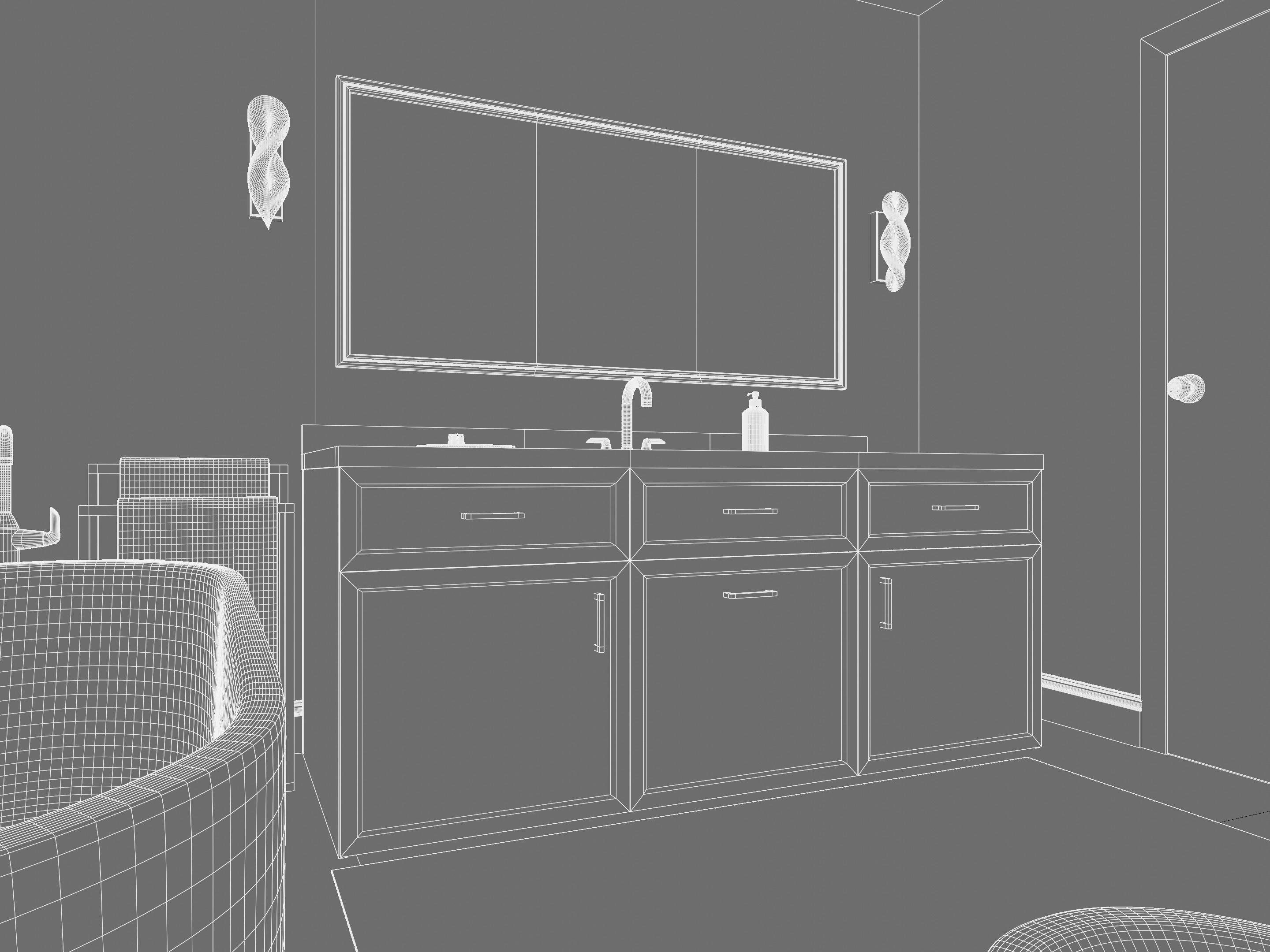 Realistic bathroom interior 3D model | CGTrader