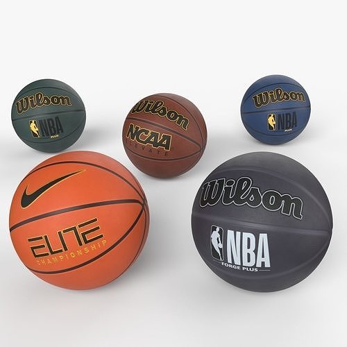3D model Collection of best basketball balls VR / AR / lowpoly CGTrader