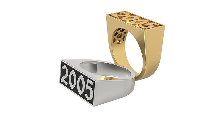 2005 Ring Set with and without gallery Size 5 - 9 US