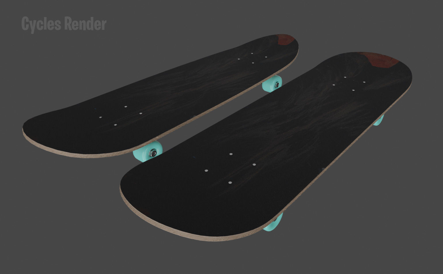 Skateboard 3D model CGTrader