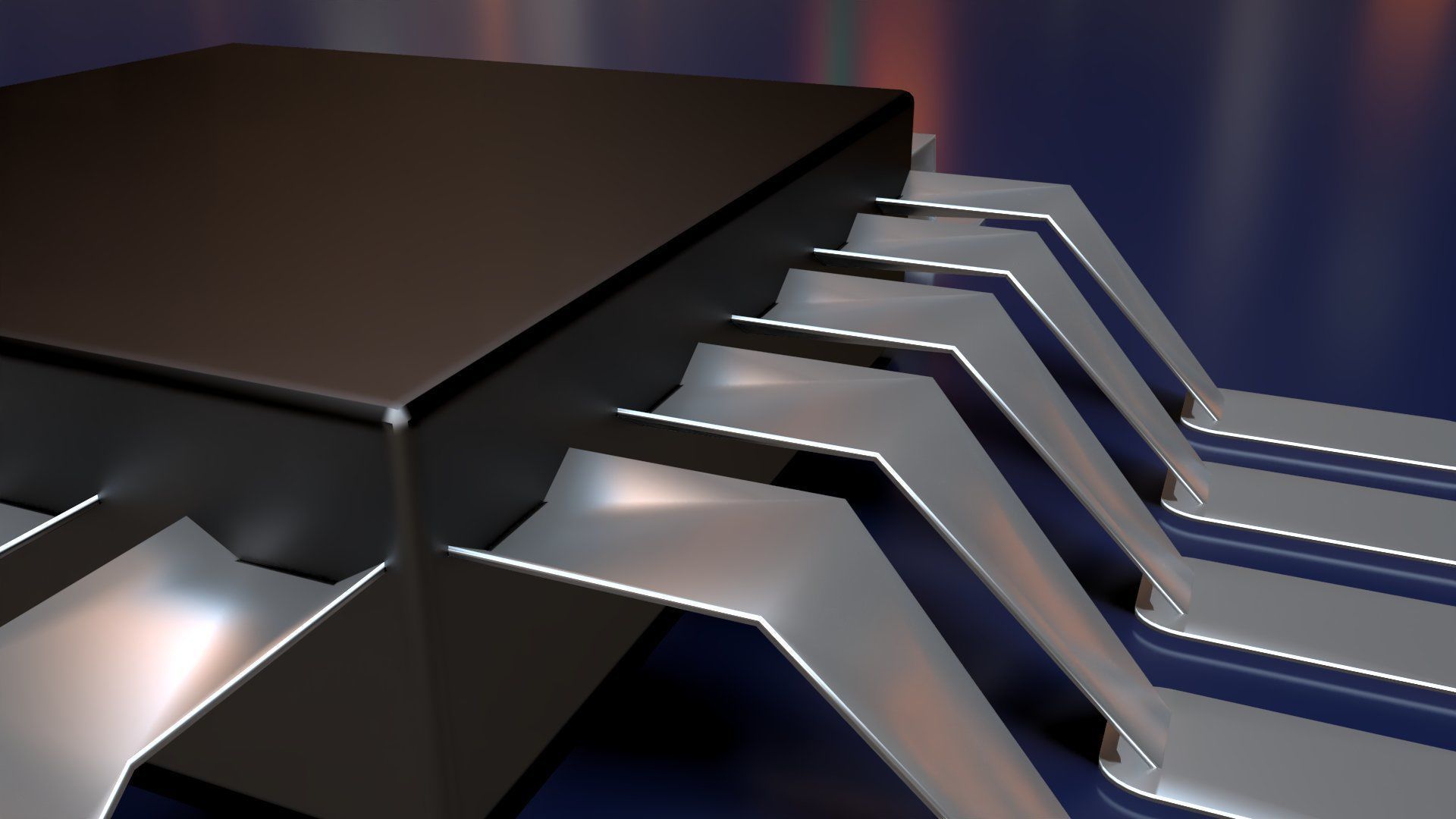 3D model Mini Computer Chip VR / AR / lowpoly CGTrader