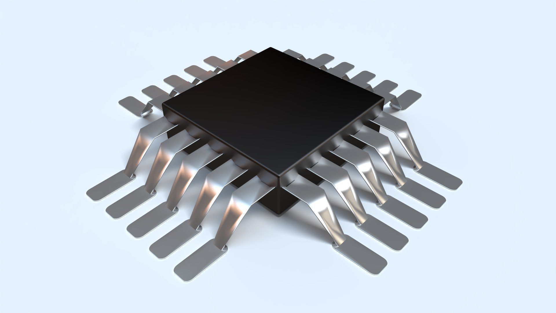 3D model Mini Computer Chip VR / AR / lowpoly CGTrader