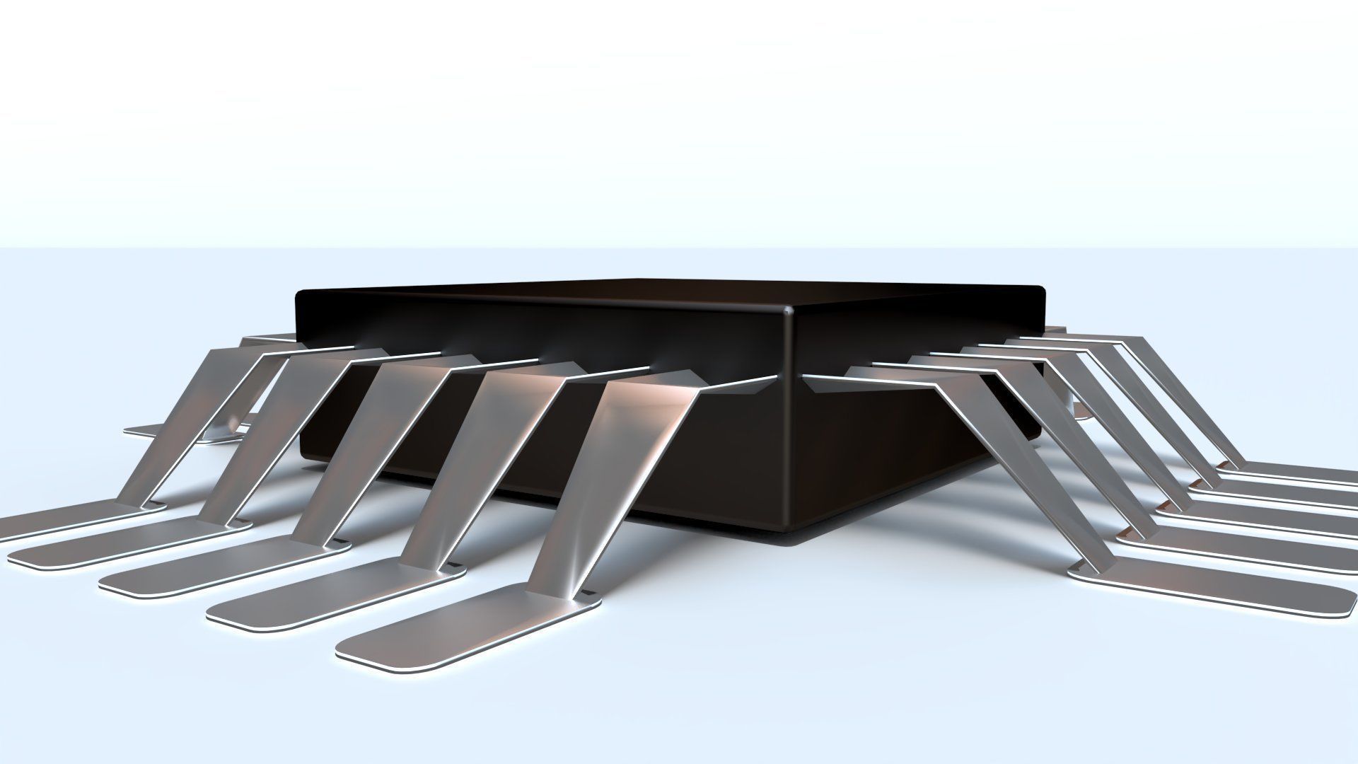 3D model Mini Computer Chip VR / AR / lowpoly CGTrader