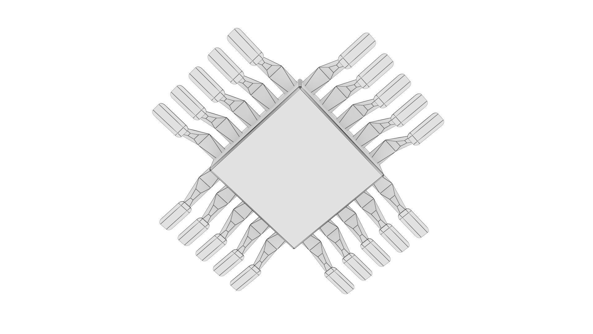 3D model Mini Computer Chip VR / AR / lowpoly CGTrader