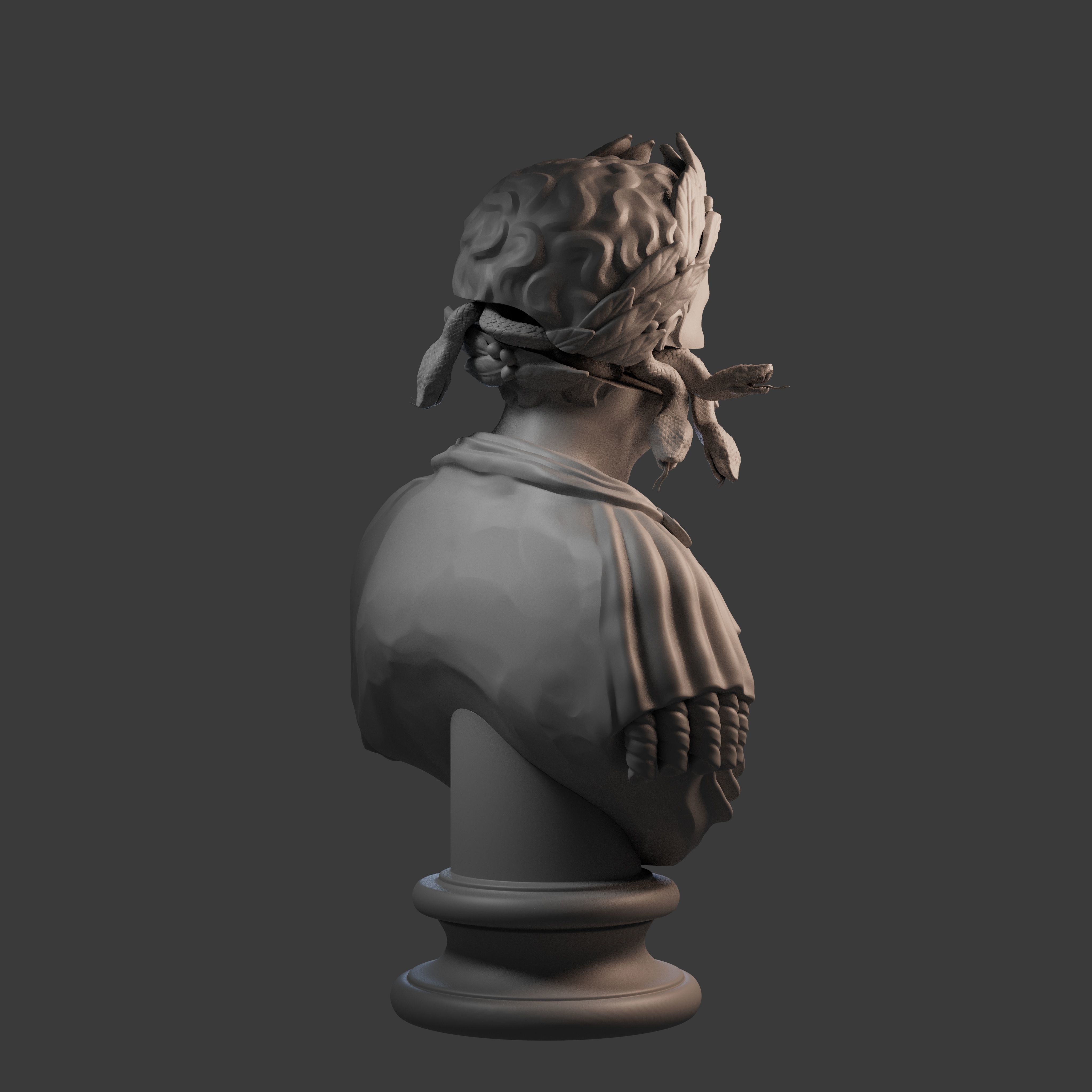 Caesar Augustus Printable Bust 3D Model 3D Printable CGTrader