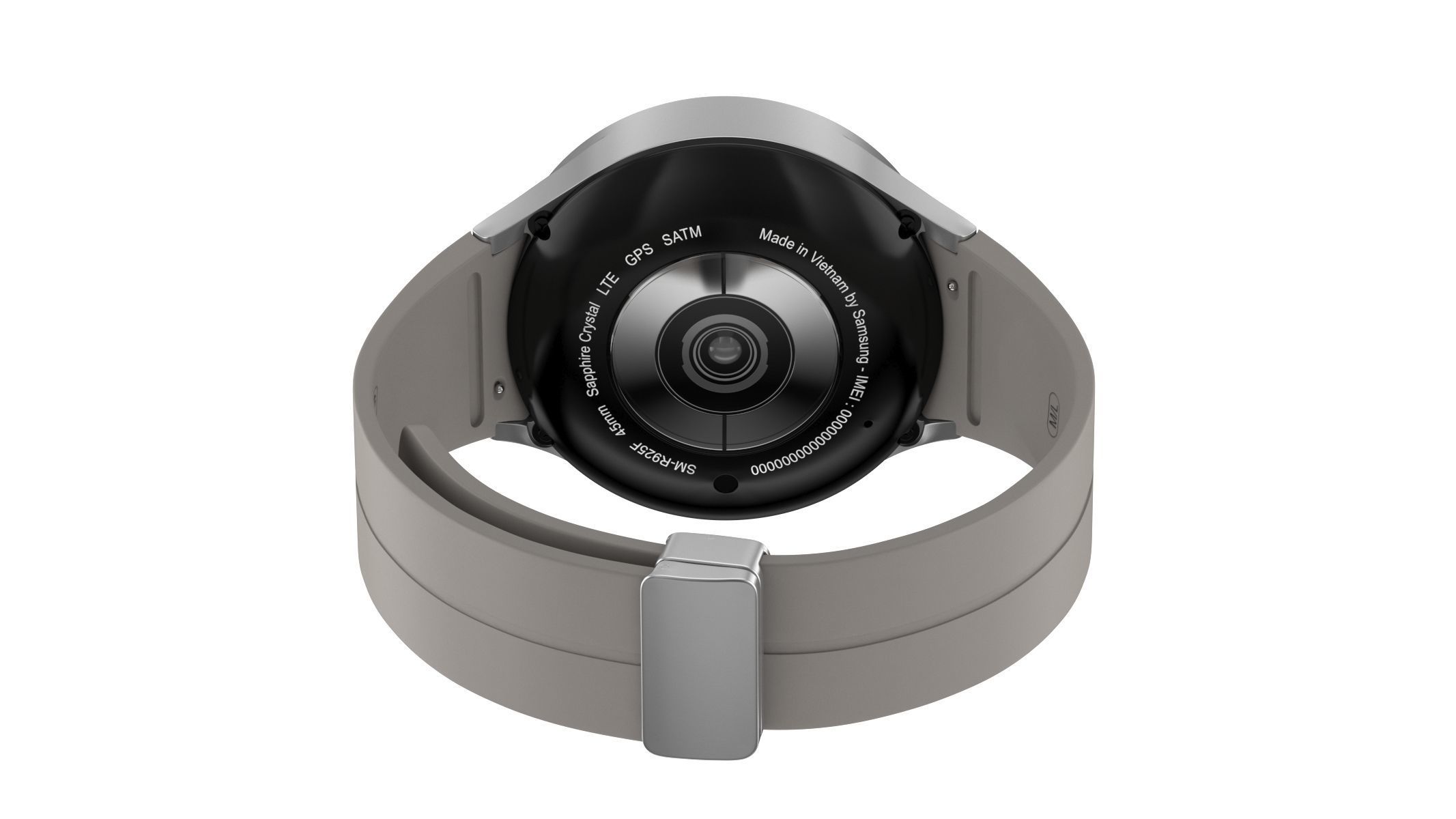 Samsung Galaxy Watch 5 Pro Silver 3D model CGTrader