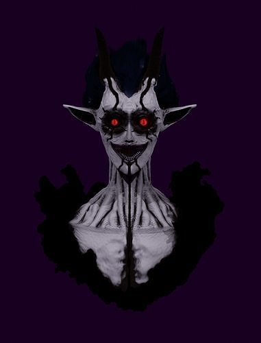 Devil sculpture highpoly from black clover 3D model | CGTrader