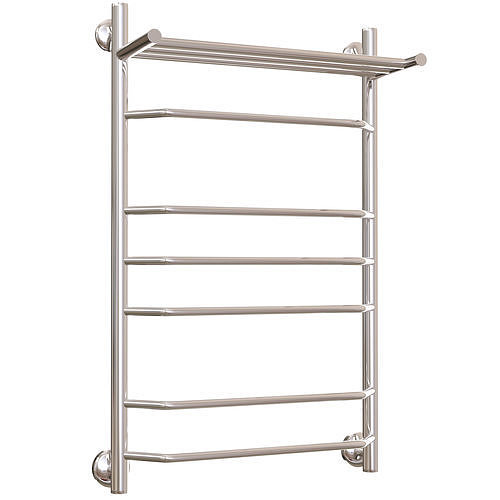 Water heated towel rail EWRIKA Sappho BR3 80x50 with shelf 3D model