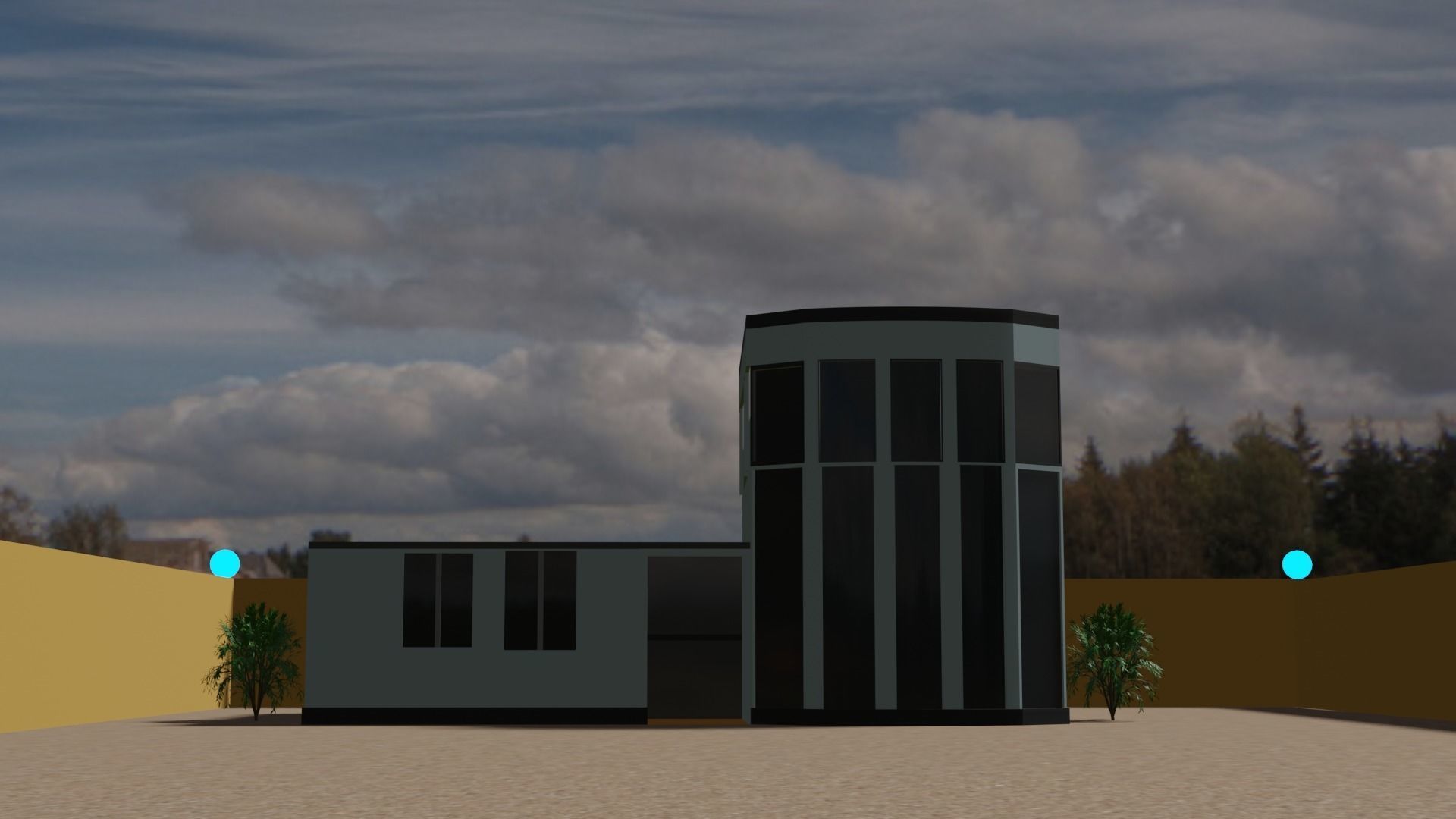Simple Mansion 3D model | CGTrader