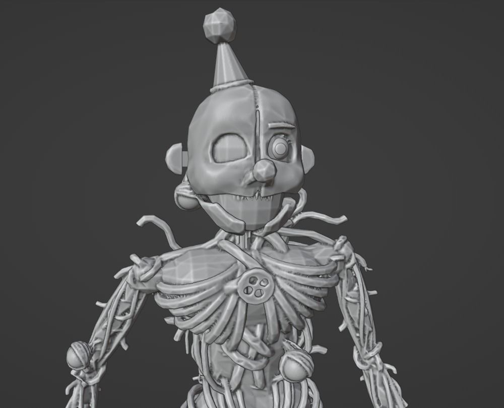 Ennard fnaf sister location 3D model 3D printable | CGTrader