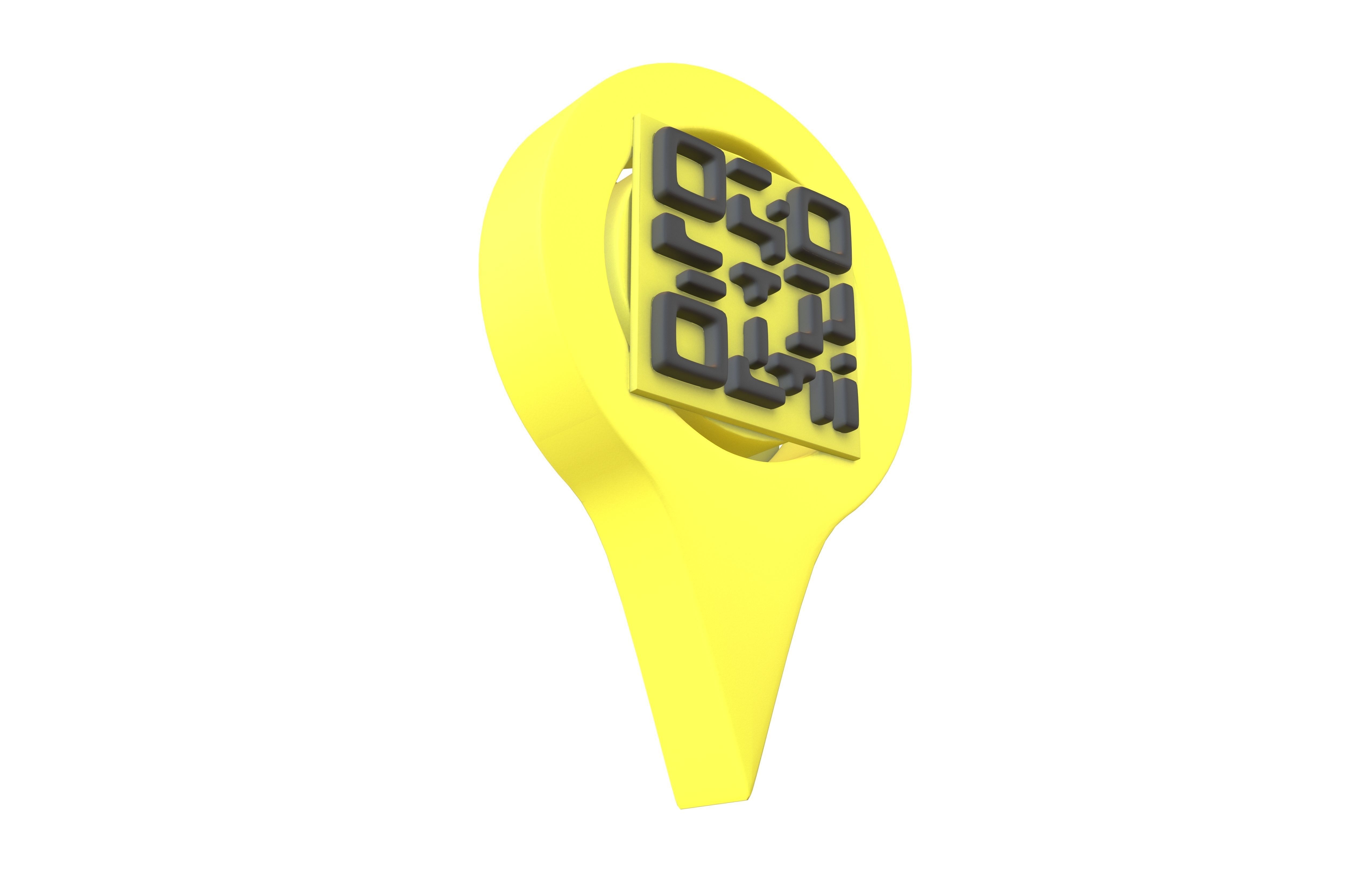 3D model Qr Code Location Tag Icon v1 002 VR / AR / low-poly | CGTrader