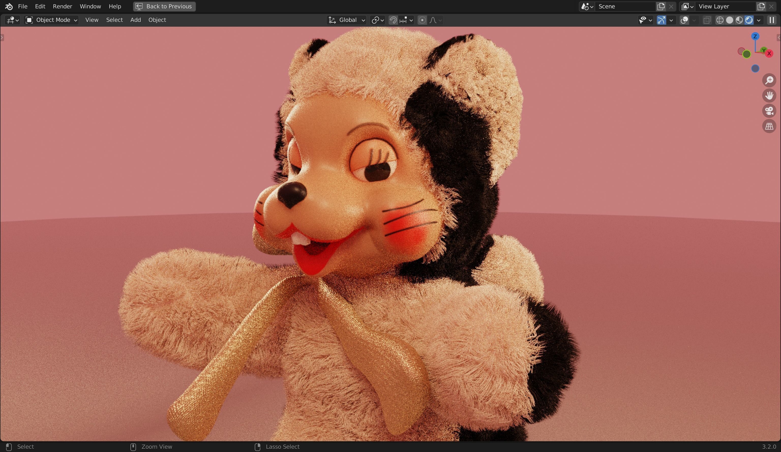 Skunk Furry 3d Model 3D model | CGTrader