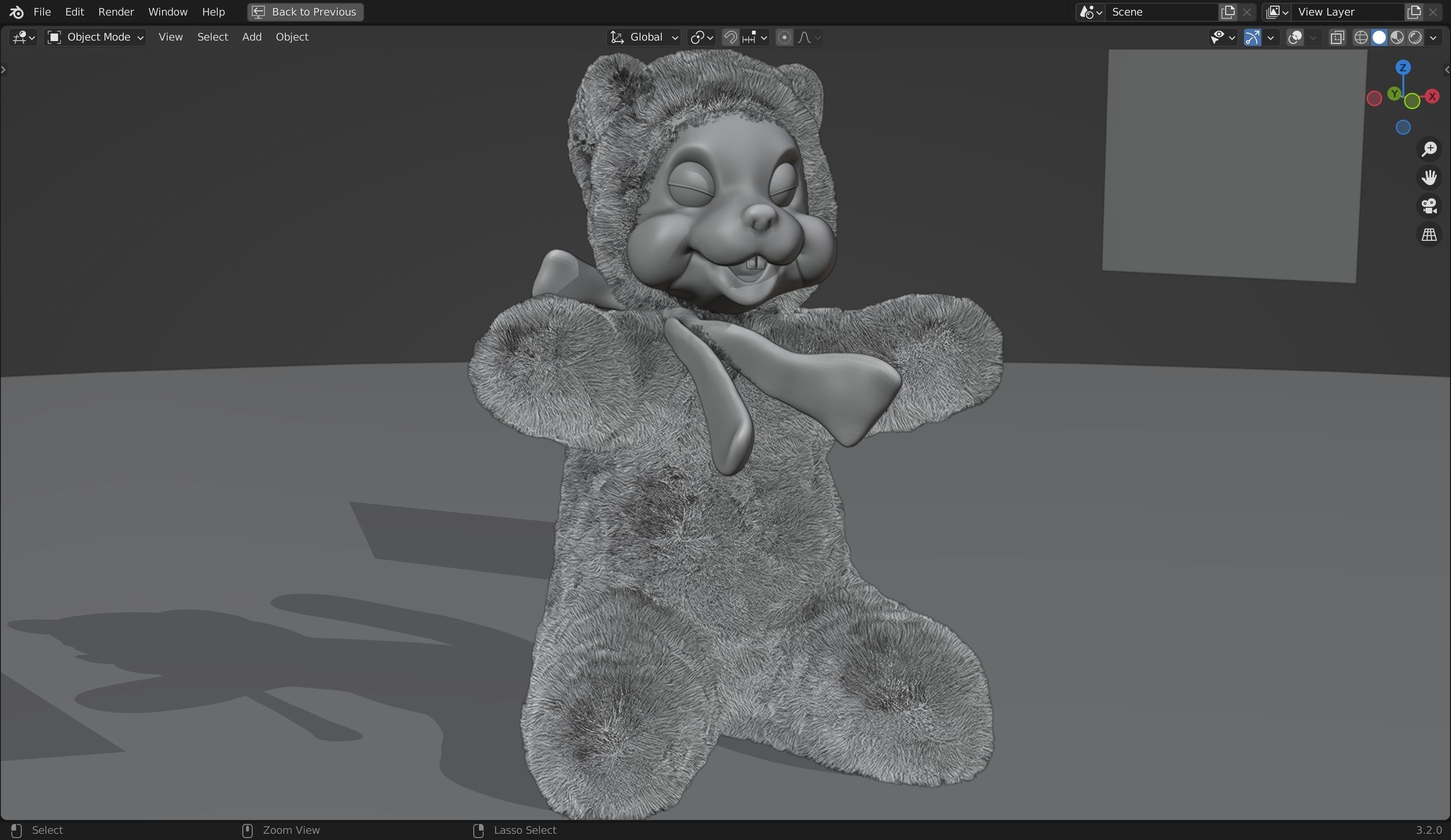 Skunk Furry 3d Model 3D model | CGTrader