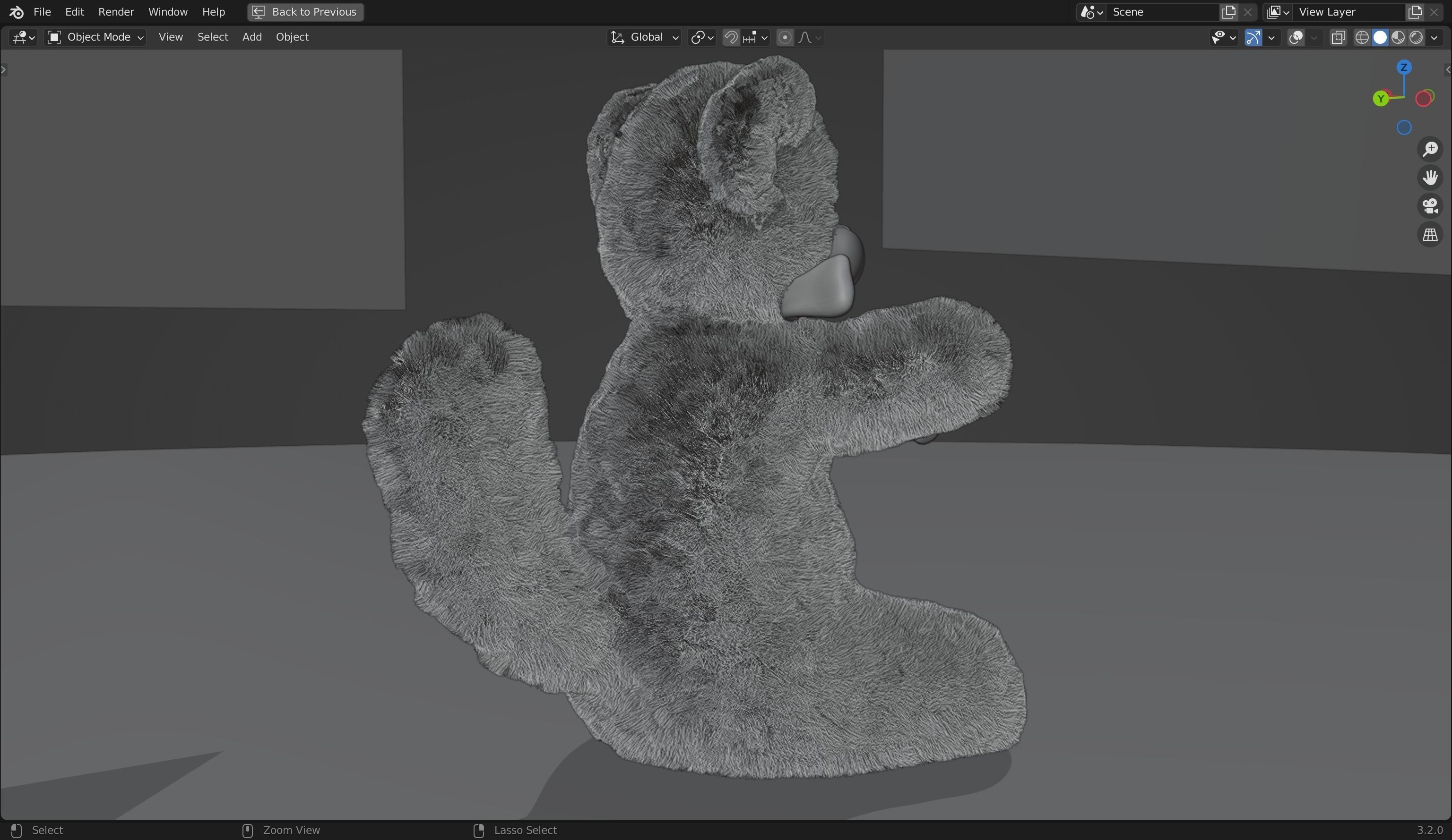 Skunk Furry 3d Model 3D model | CGTrader