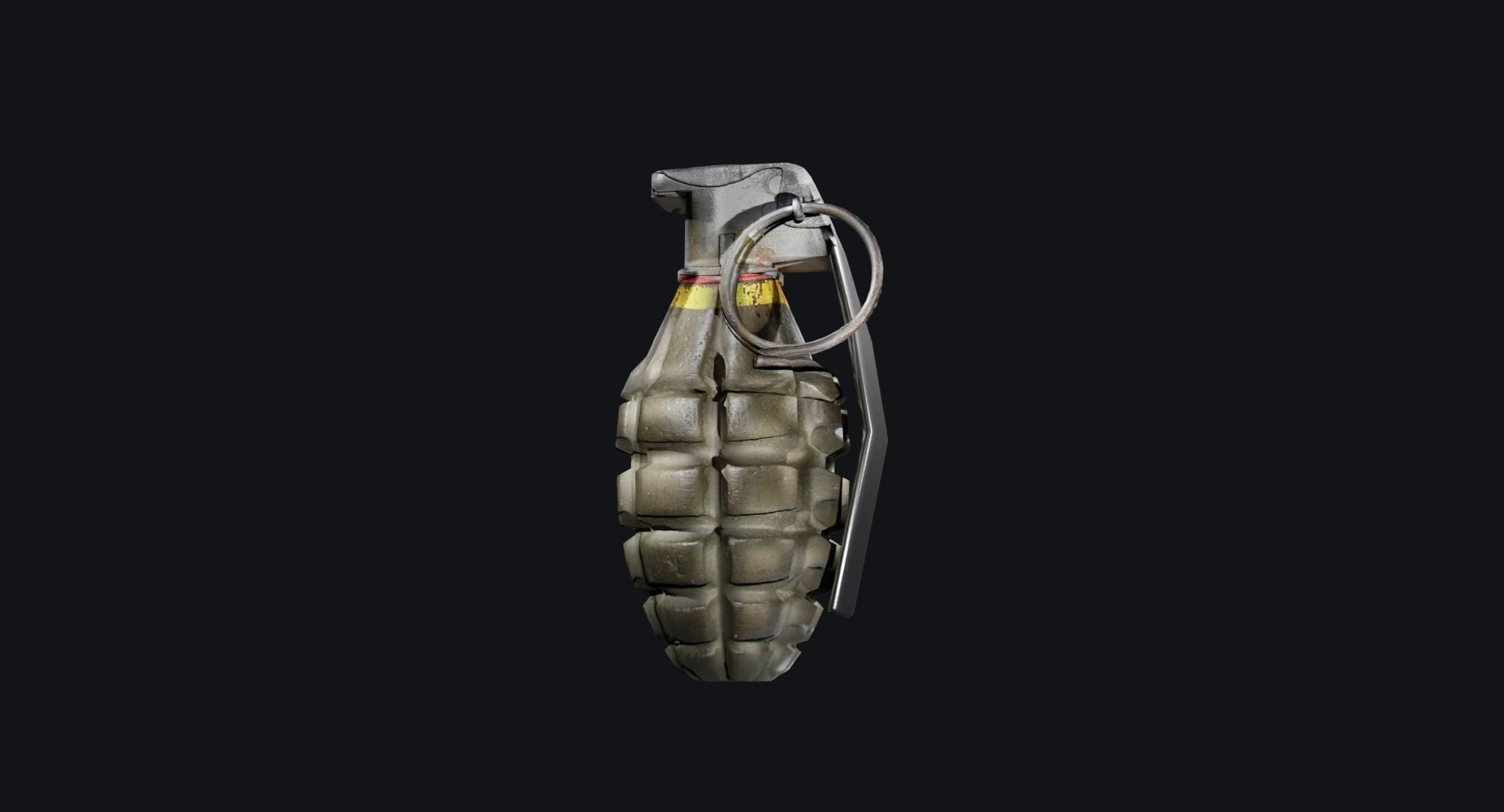 3D model World War 2 US Hand Grenade VR / AR / lowpoly CGTrader