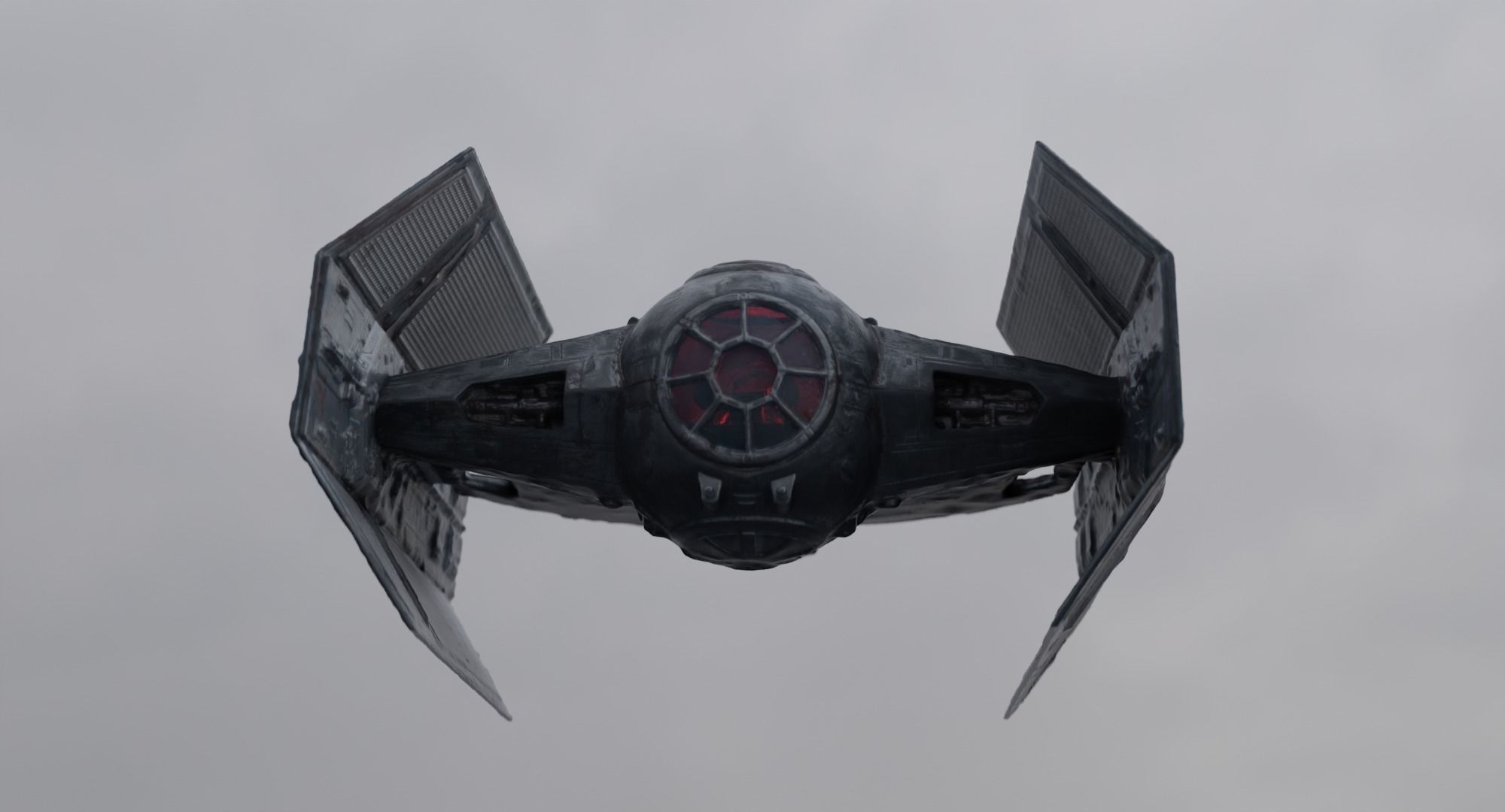darth vader flying tie fighter