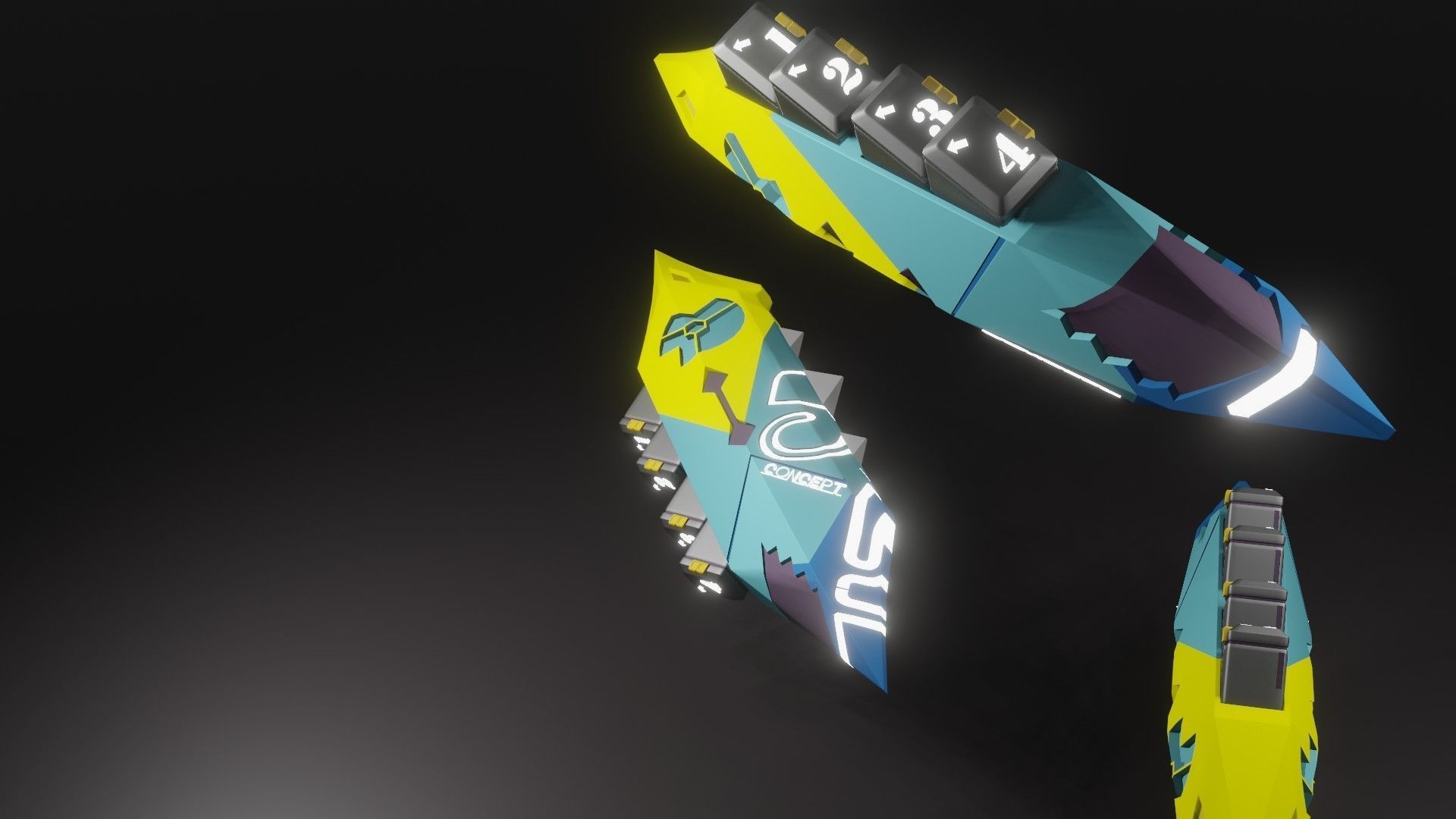 Sci fi prop 3D model | CGTrader