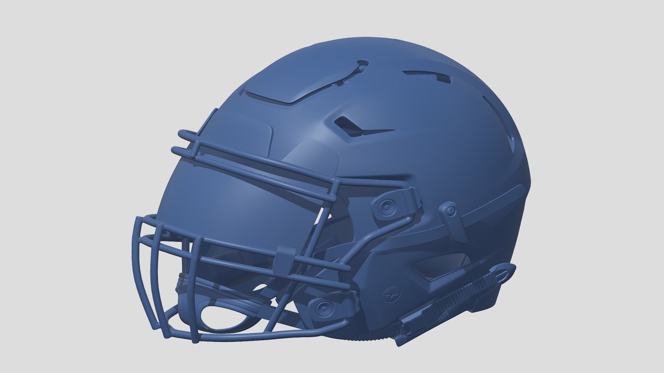 Football Helmet 3D model 3D printable | CGTrader
