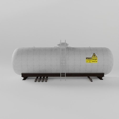 3D model Gas tank VR / AR / lowpoly CGTrader