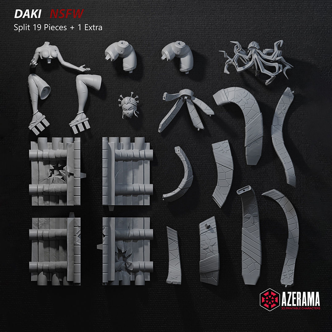 Daki NSFW STL ready for 3D Printing 3D model 3D printable | CGTrader