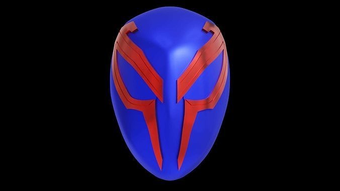 Spider-Man 2099 atsv mask 3D model 3D printable | CGTrader