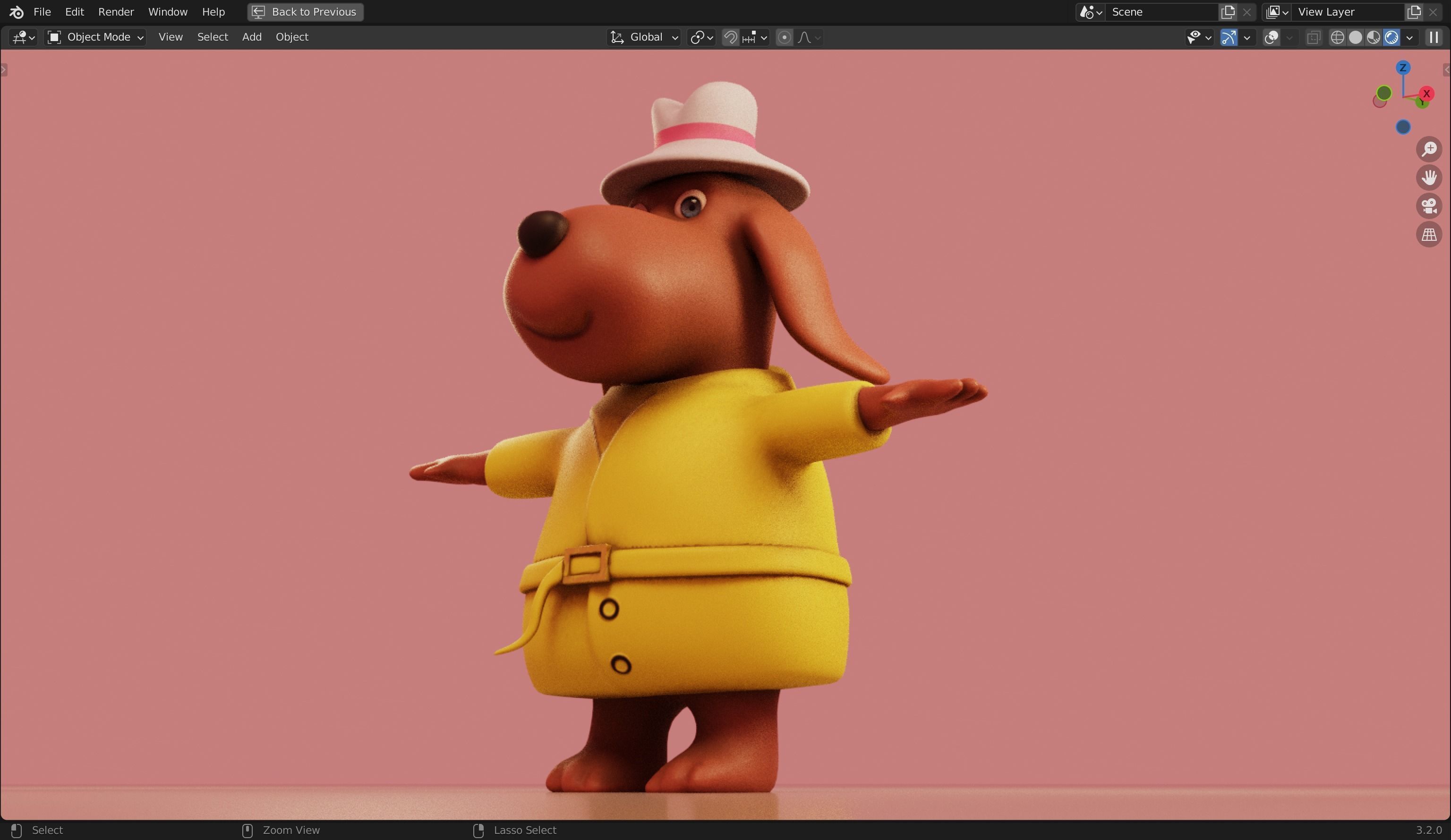 3D model Bloodhound Detective Dog 3D Model VR / AR / lowpoly CGTrader