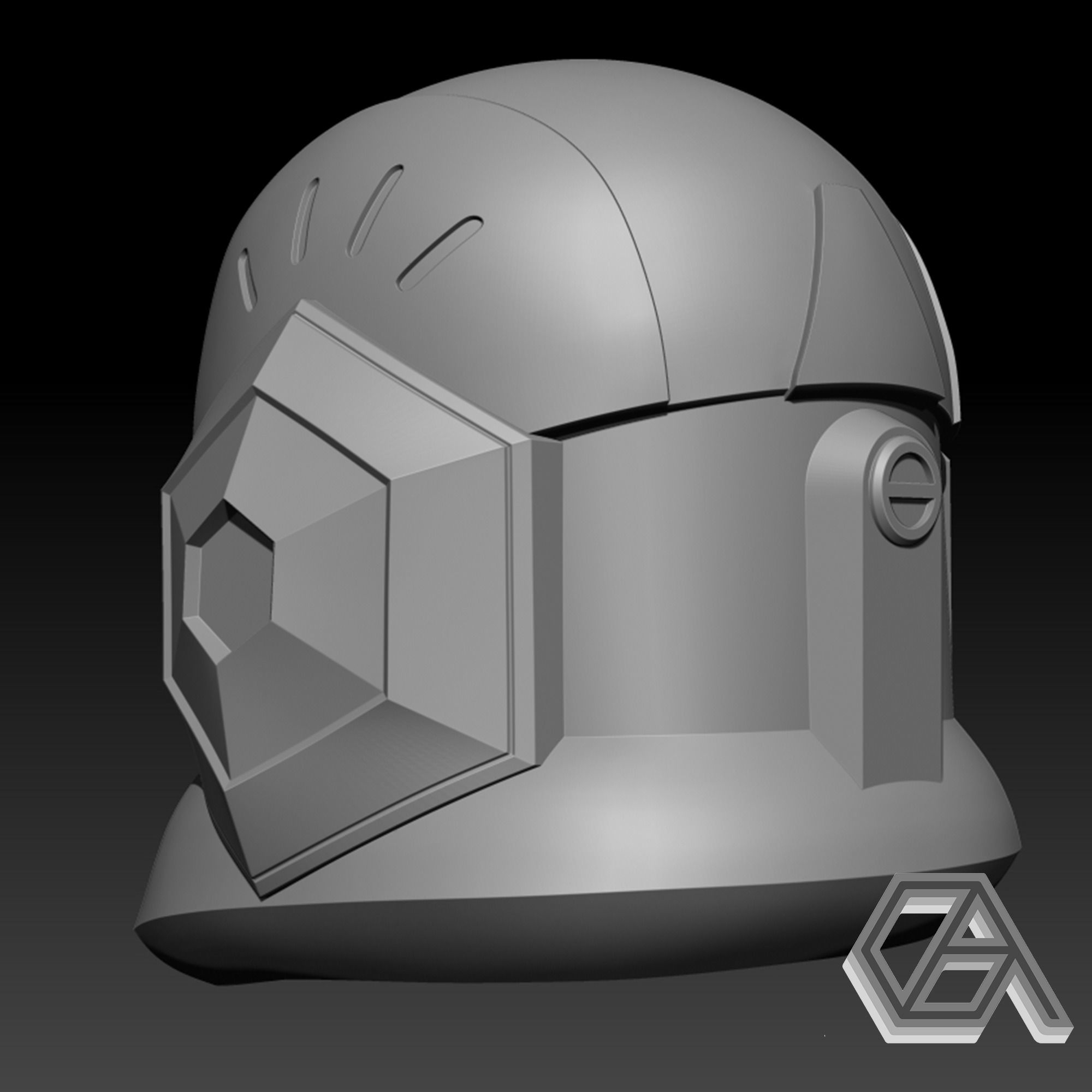 Star Wars - Special Ops Clone Trooper Helmet 3D model 3D printable ...