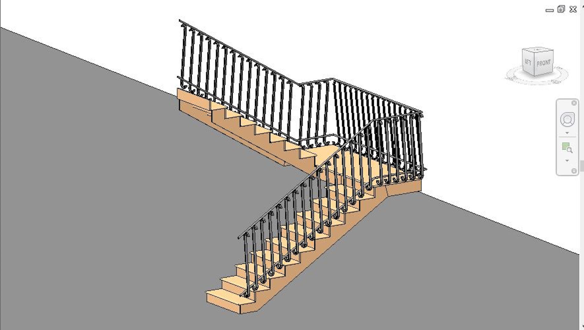 3D model railing revit collection VR / AR / lowpoly CGTrader