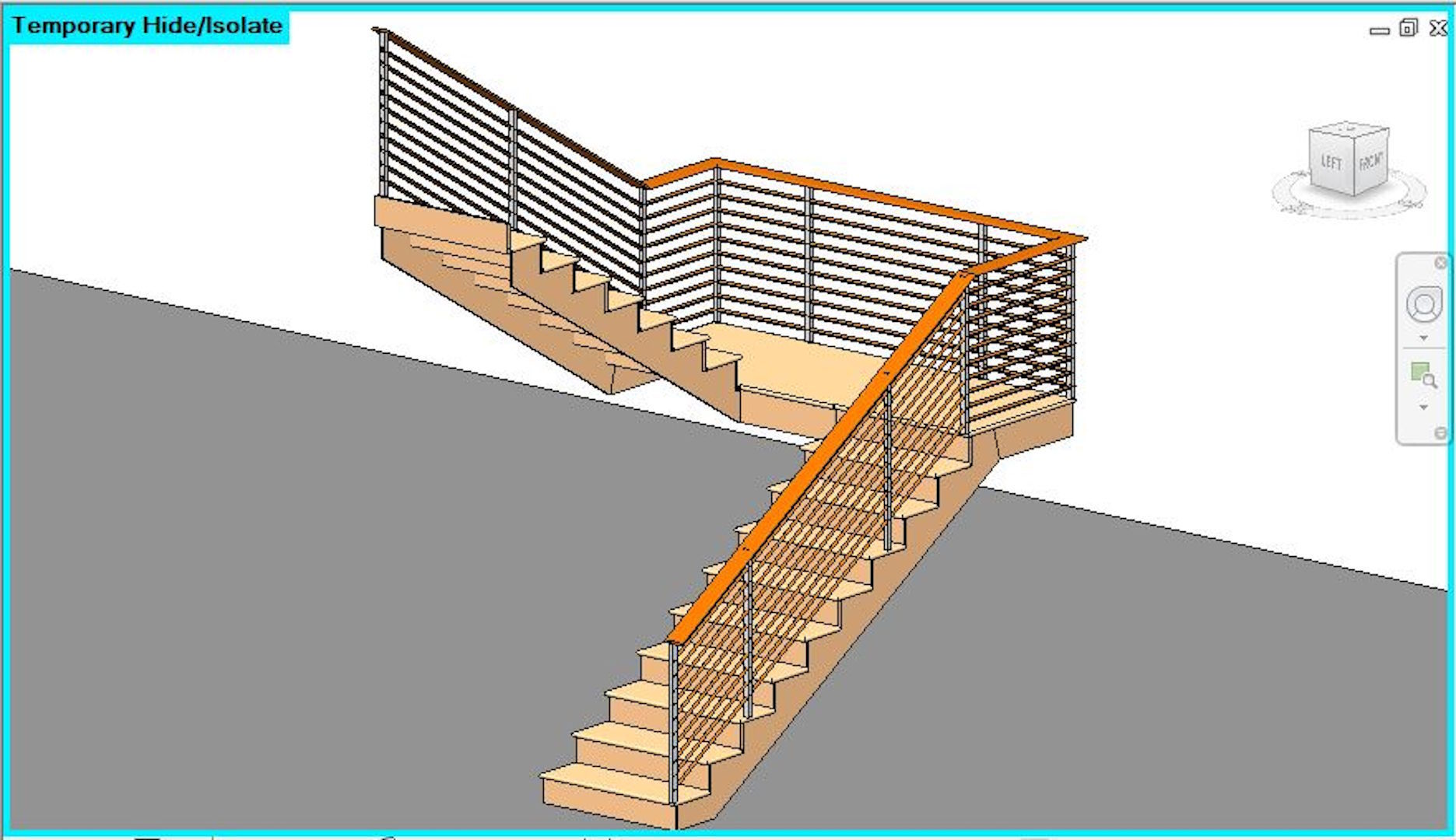 3D model railing revit collection VR / AR / lowpoly CGTrader
