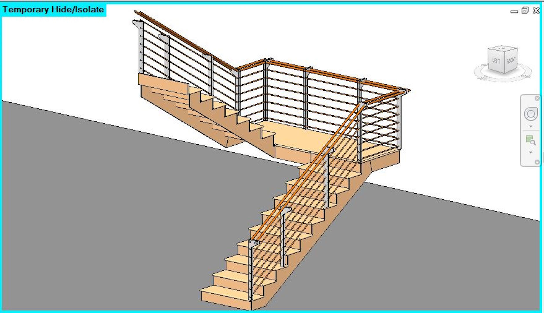 3D model railing revit collection VR / AR / lowpoly CGTrader