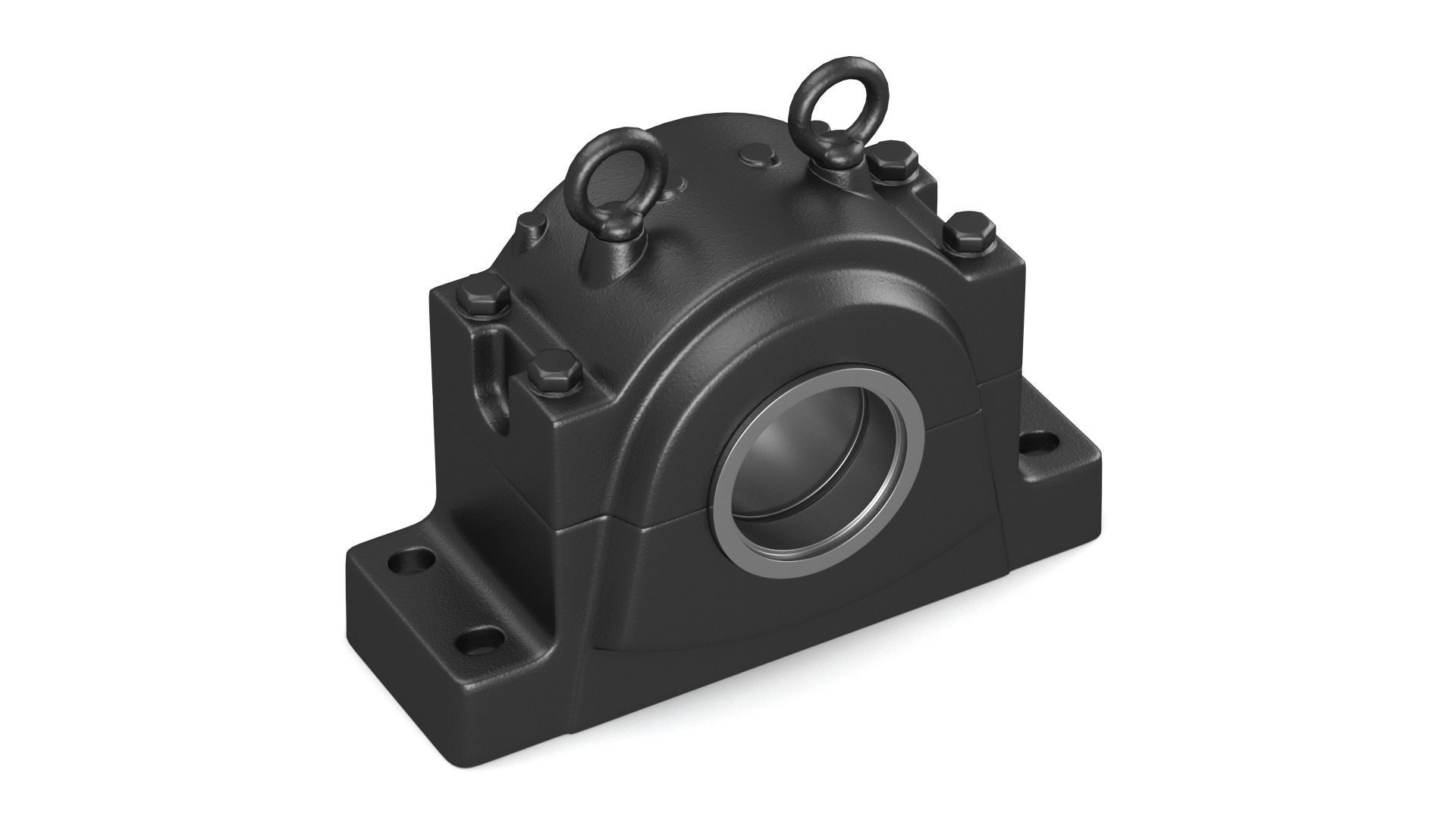 Bearing block Assembly 3D model animated CGTrader