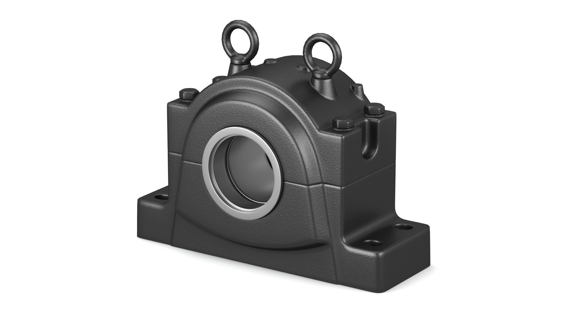 Bearing block Assembly 3D model animated CGTrader