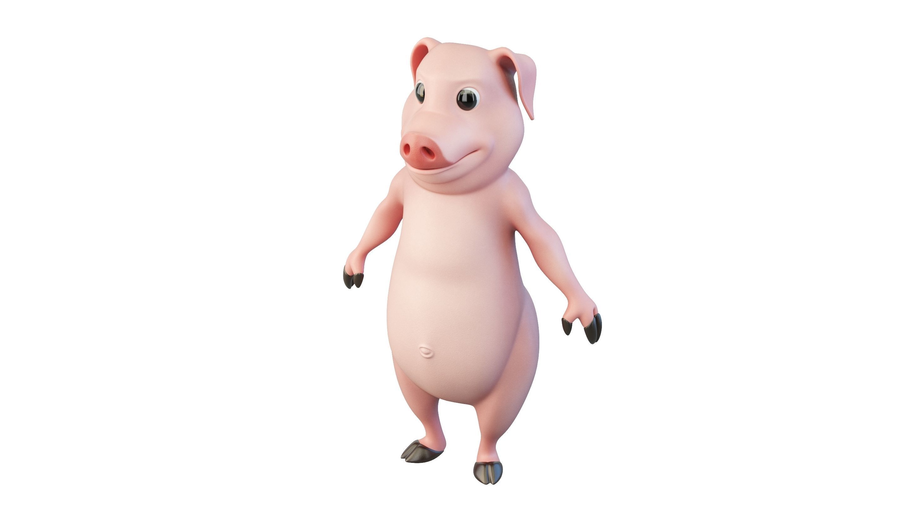 Cartoon Piggy Character 3D Model CGTrader cartoon-piggy-character-3d-model-cgtrader