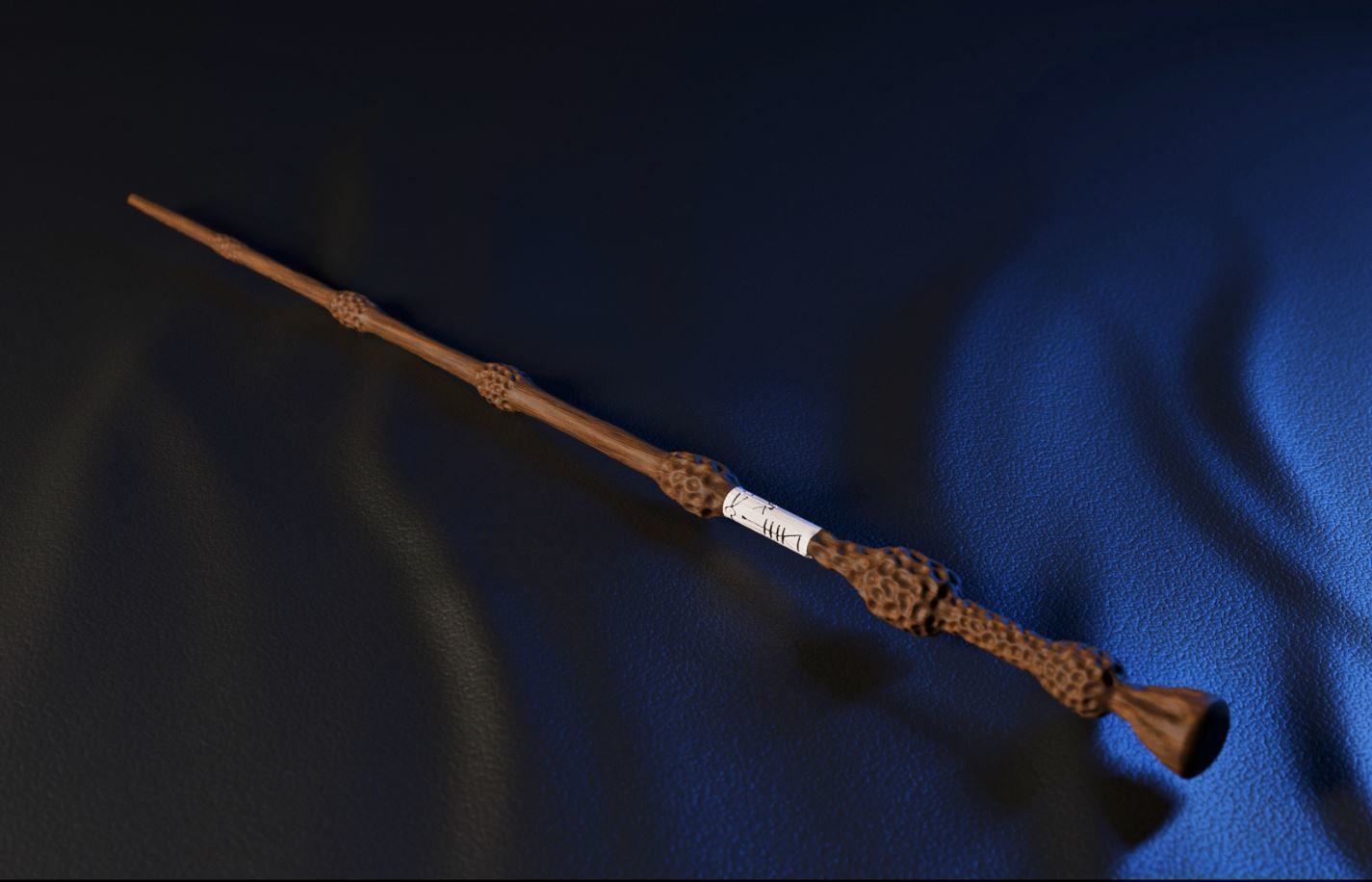 Albus Dumbledore Wand free 3D model 3D printable | CGTrader