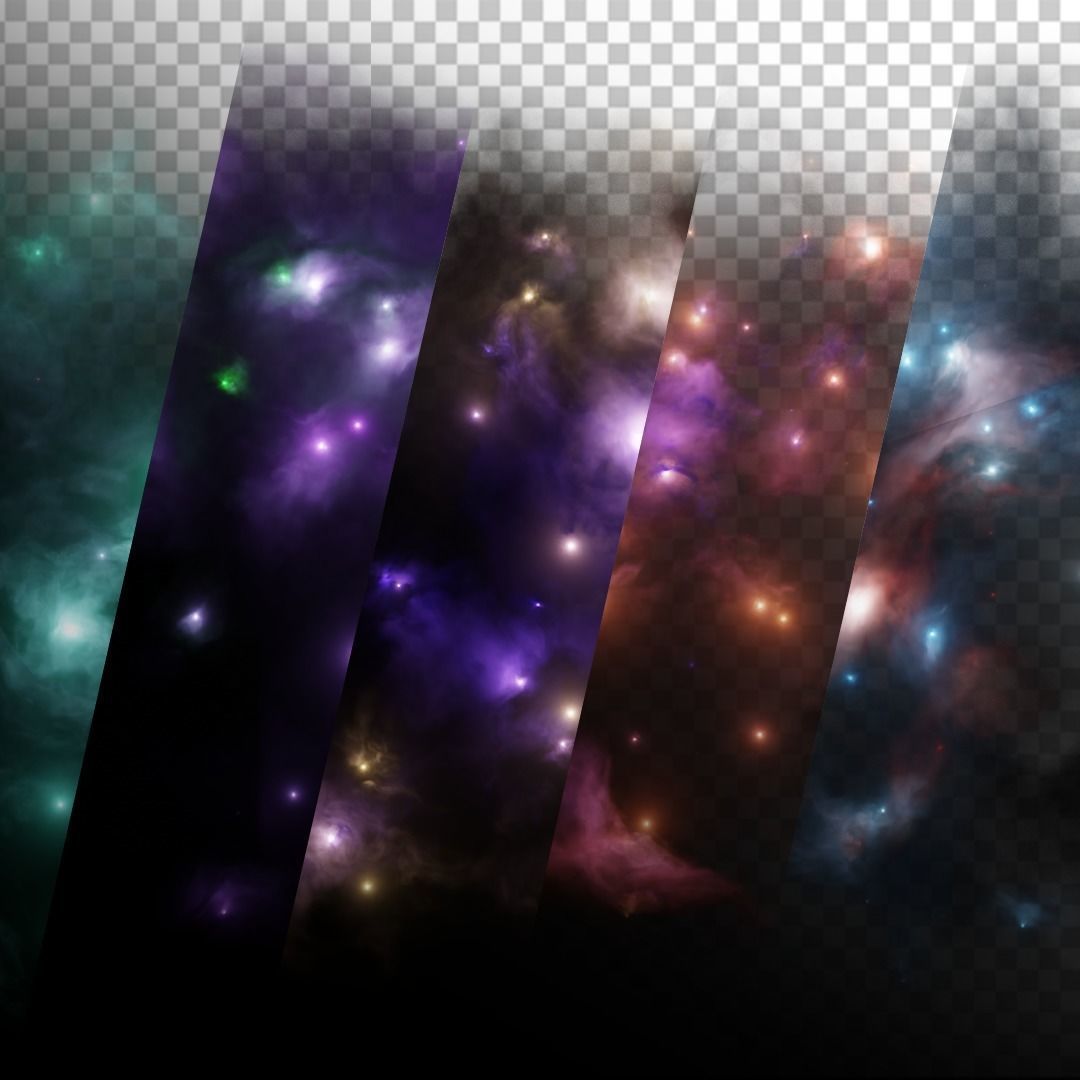 Texture Space nebula shader for blender VR / AR / lowpoly CGTrader