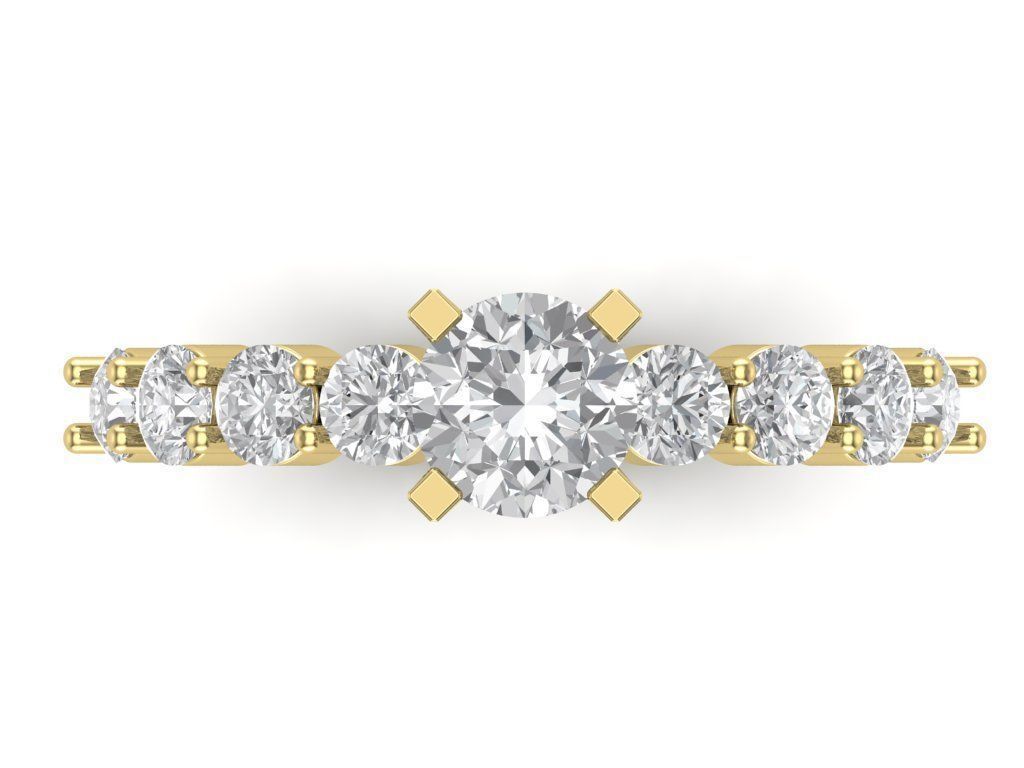 Engagement rings free 3D model 3D printable | CGTrader