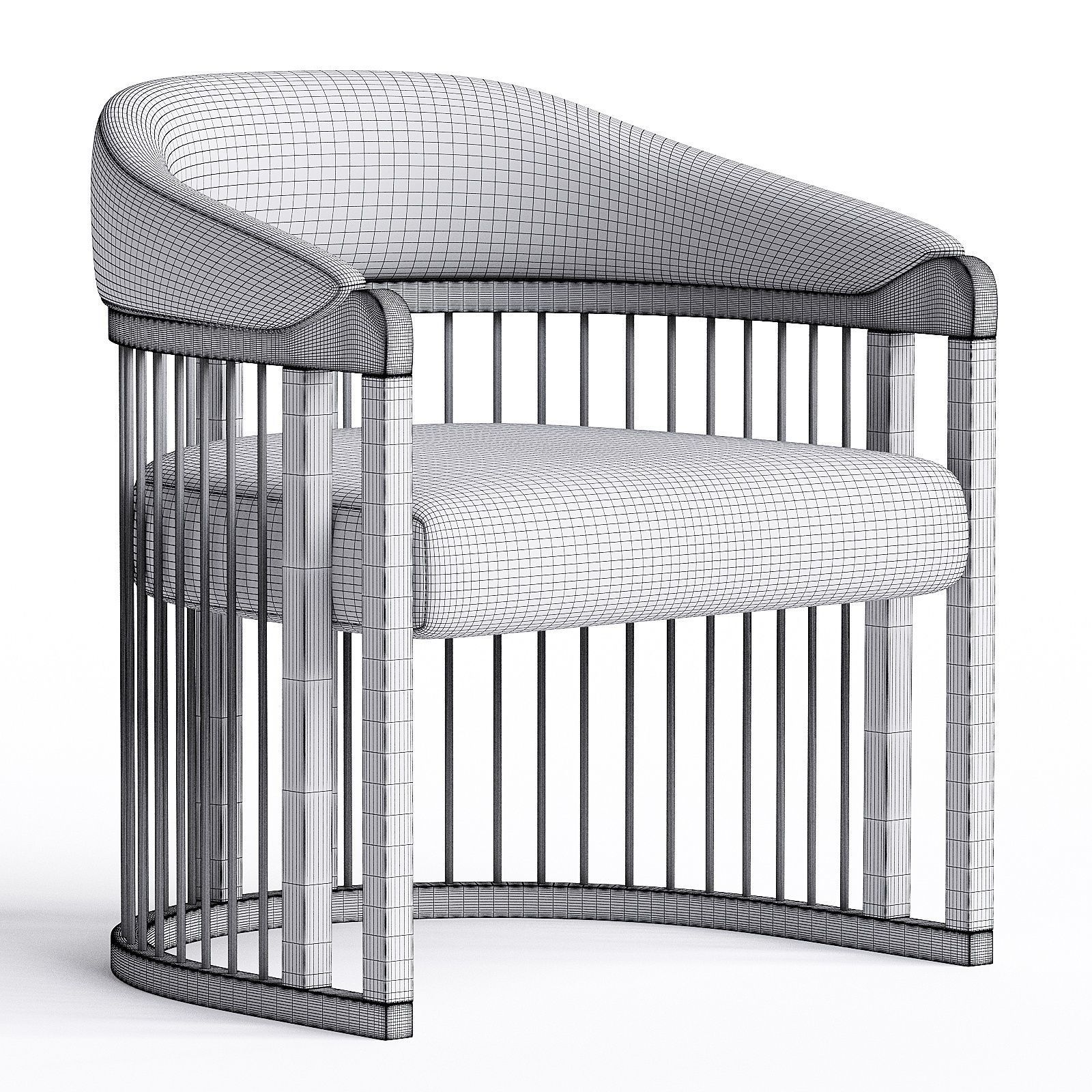 GRACE URBAN ARMCHAIR 3D model CGTrader